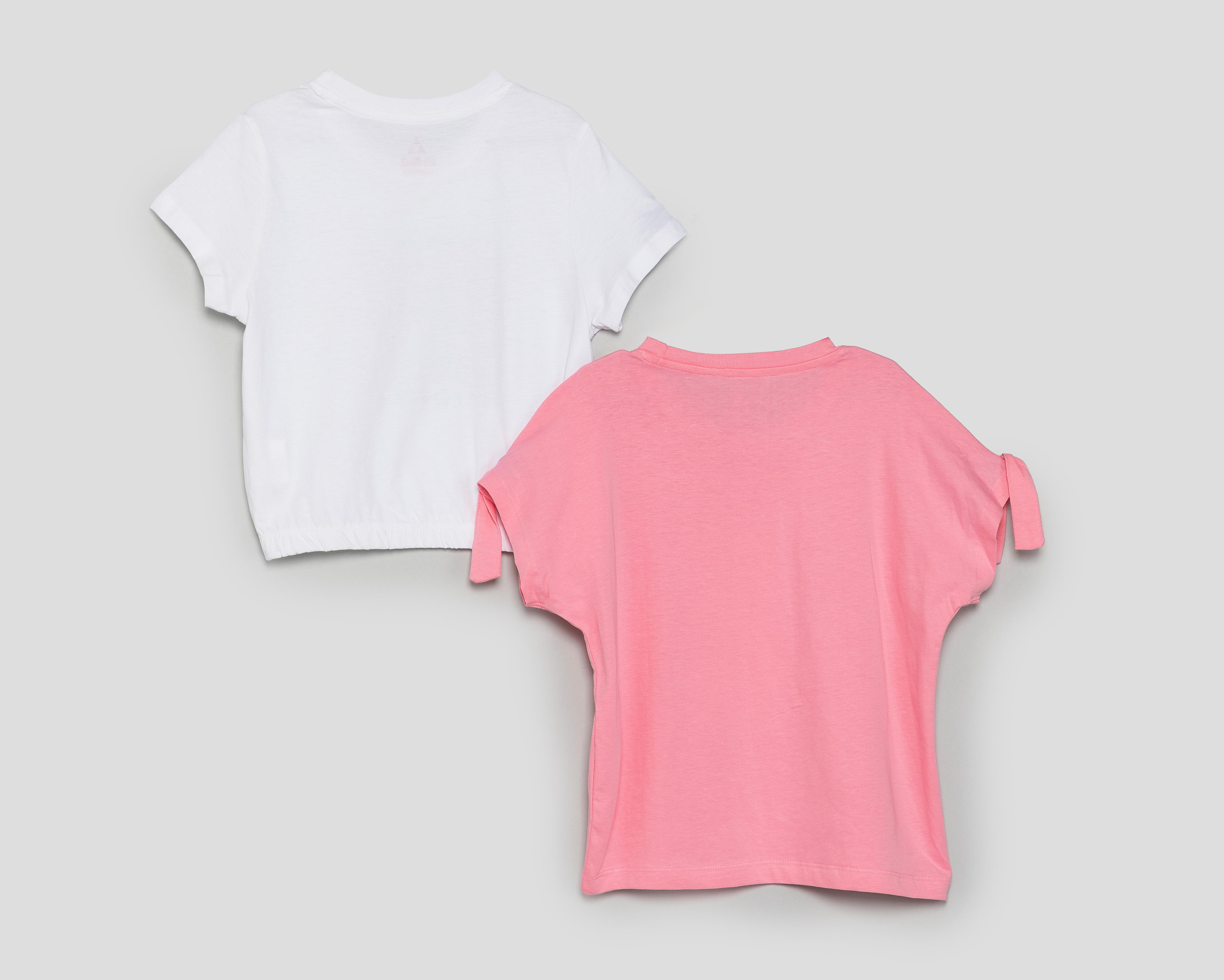 Foto 2 | Playera Girls Attitude para Niña 2 Piezas