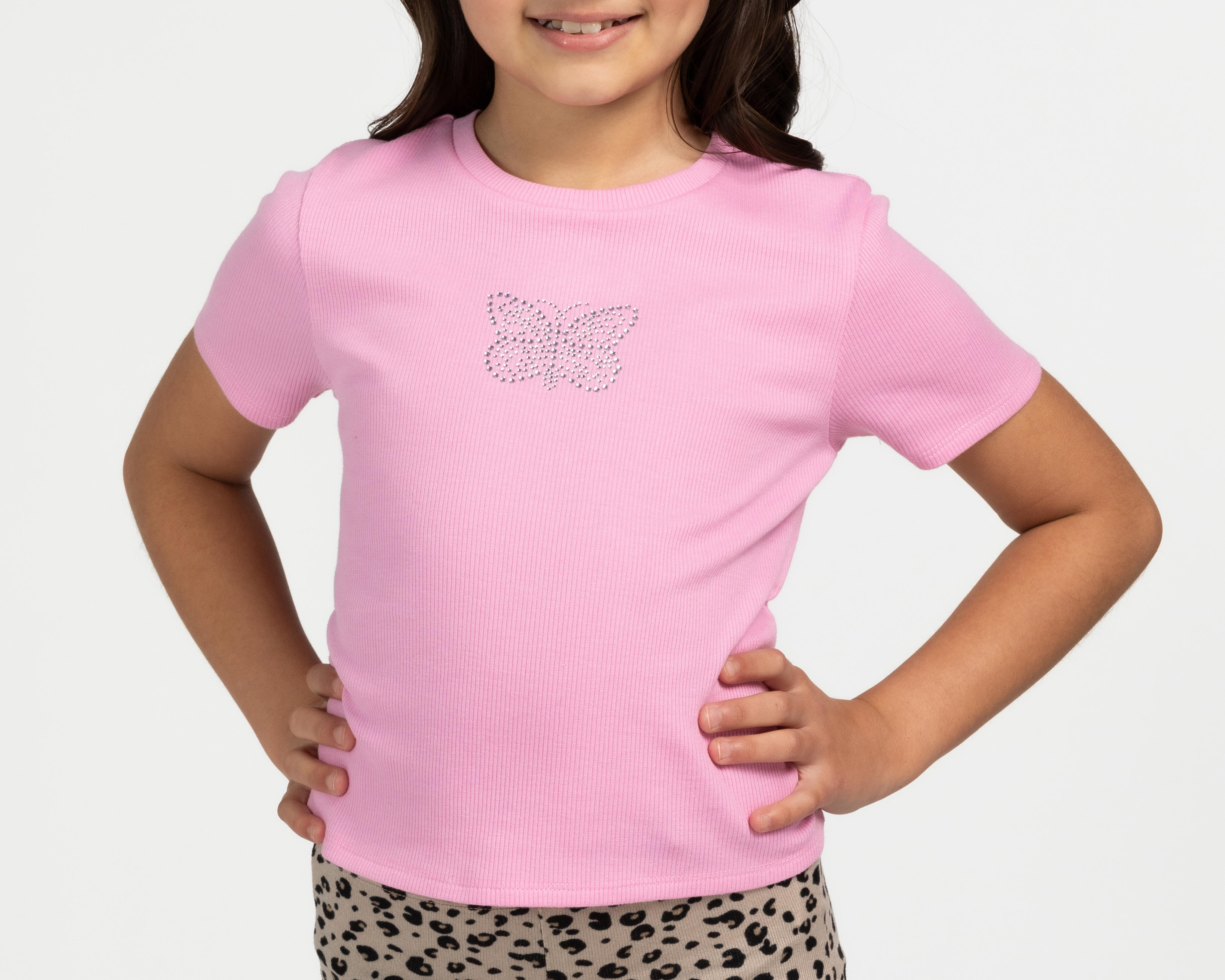 Foto 5 | Playera Girls Attitude para Niña 2 Piezas