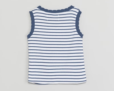 Foto 2 | Playera de Cuello Redondo Blanca Refill para Niña