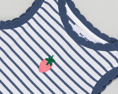 Foto 3 | Playera de Cuello Redondo Blanca Refill para Niña