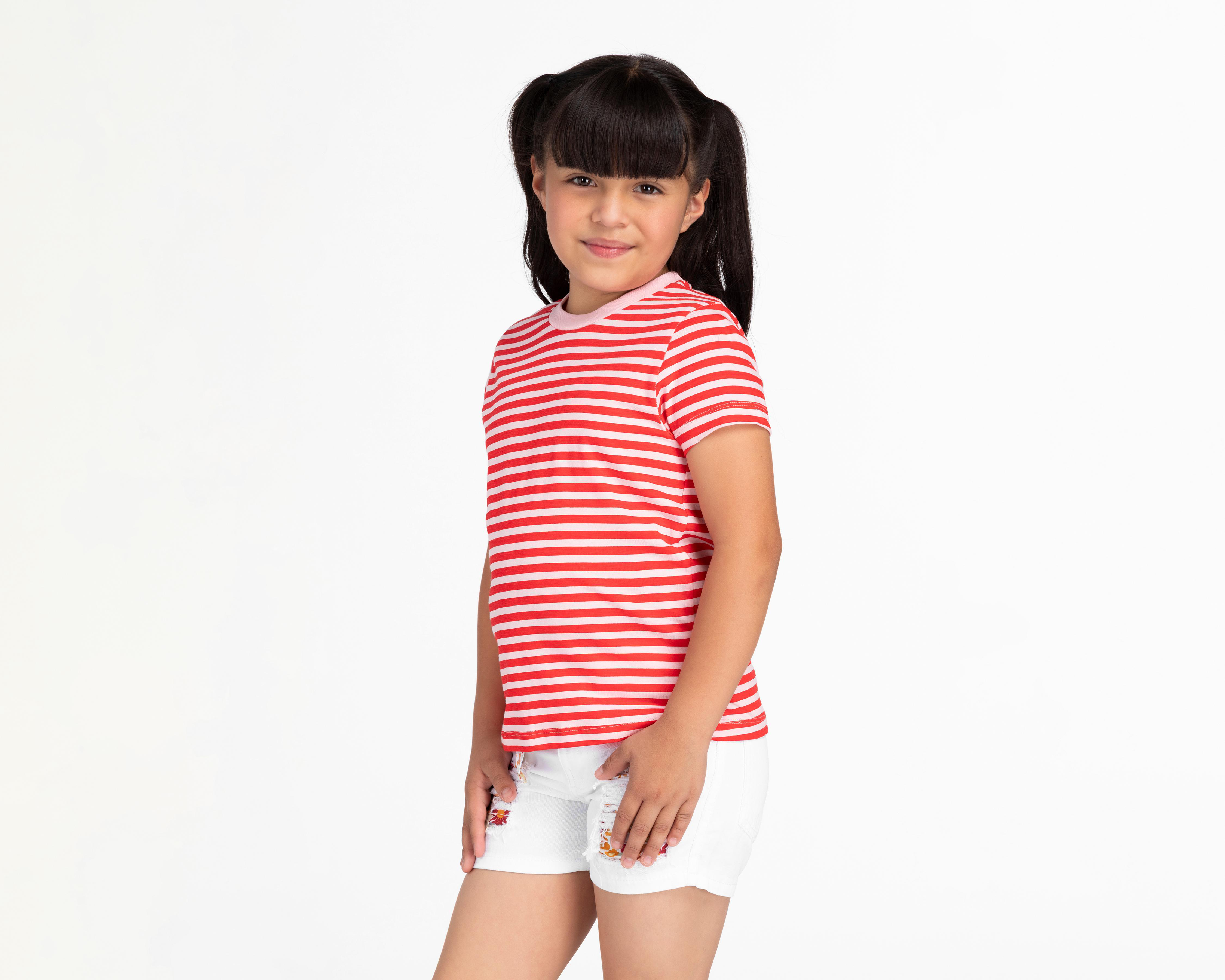 Foto 2 | Playera Girls Attitude para Niña 3 Piezas