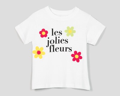 Foto 1 | Playera Girls Attitude Manga Corta Estampada para Niña