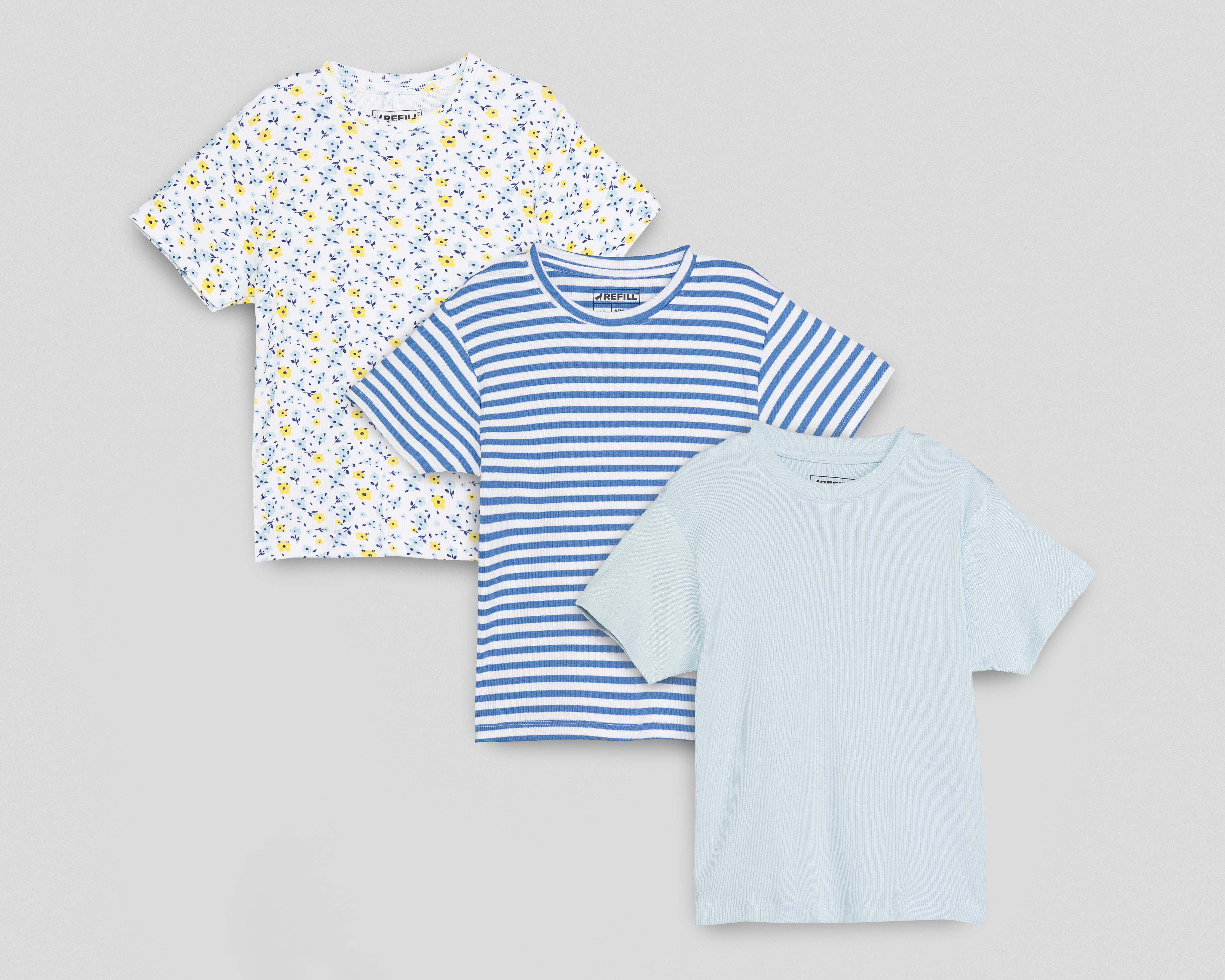 Playera Refill para Niña 3 Piezas
