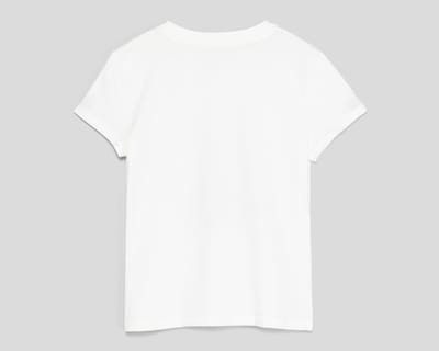 Foto 2 | Playera de Cuello Redondo Blanca 18 Forever Juvenil