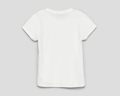 Foto 2 | Playera Bebe Manga Corta Blanca para Niña