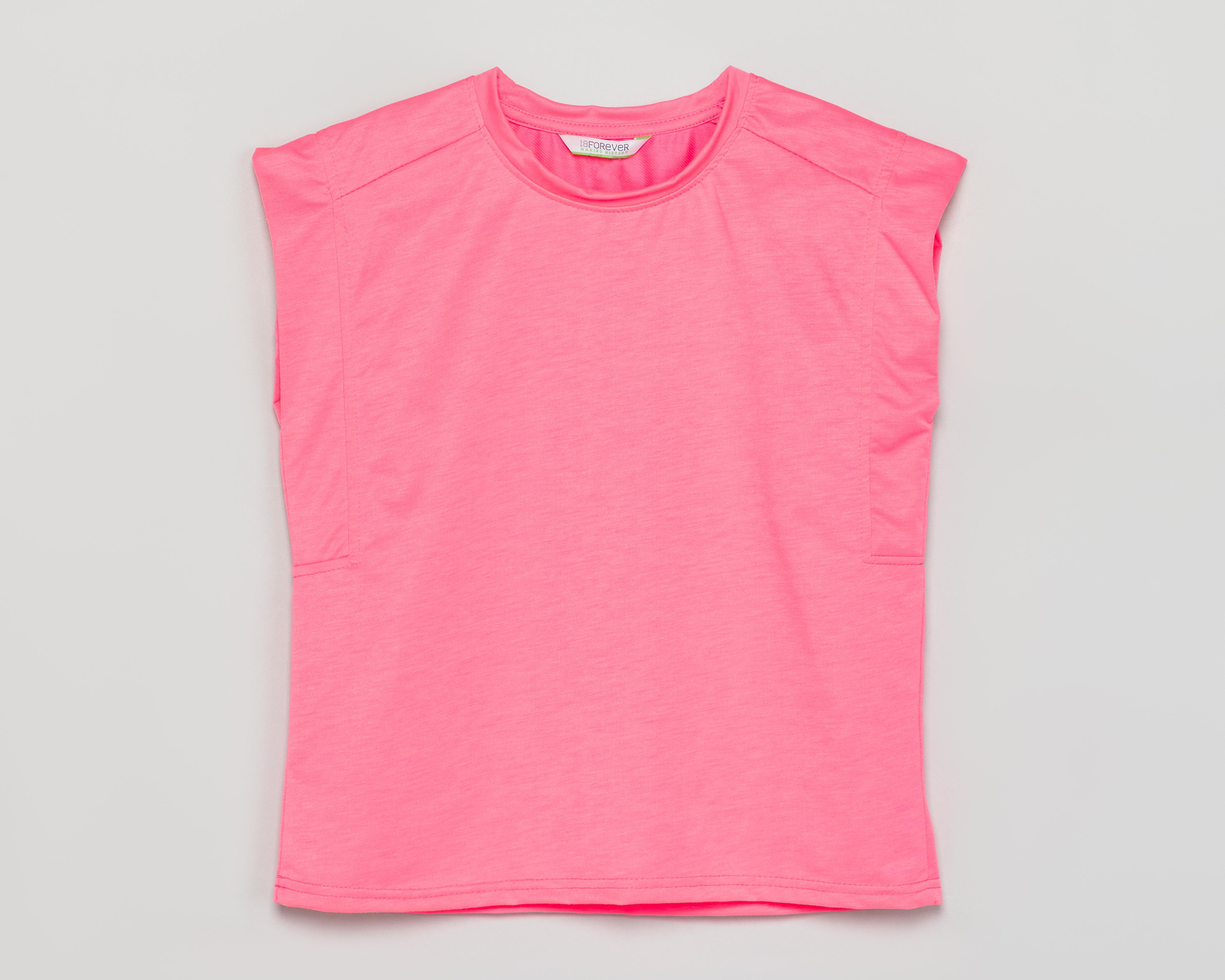 Foto 1 | Playera de Cuello Redondo Rosa 18 Forever Juvenil