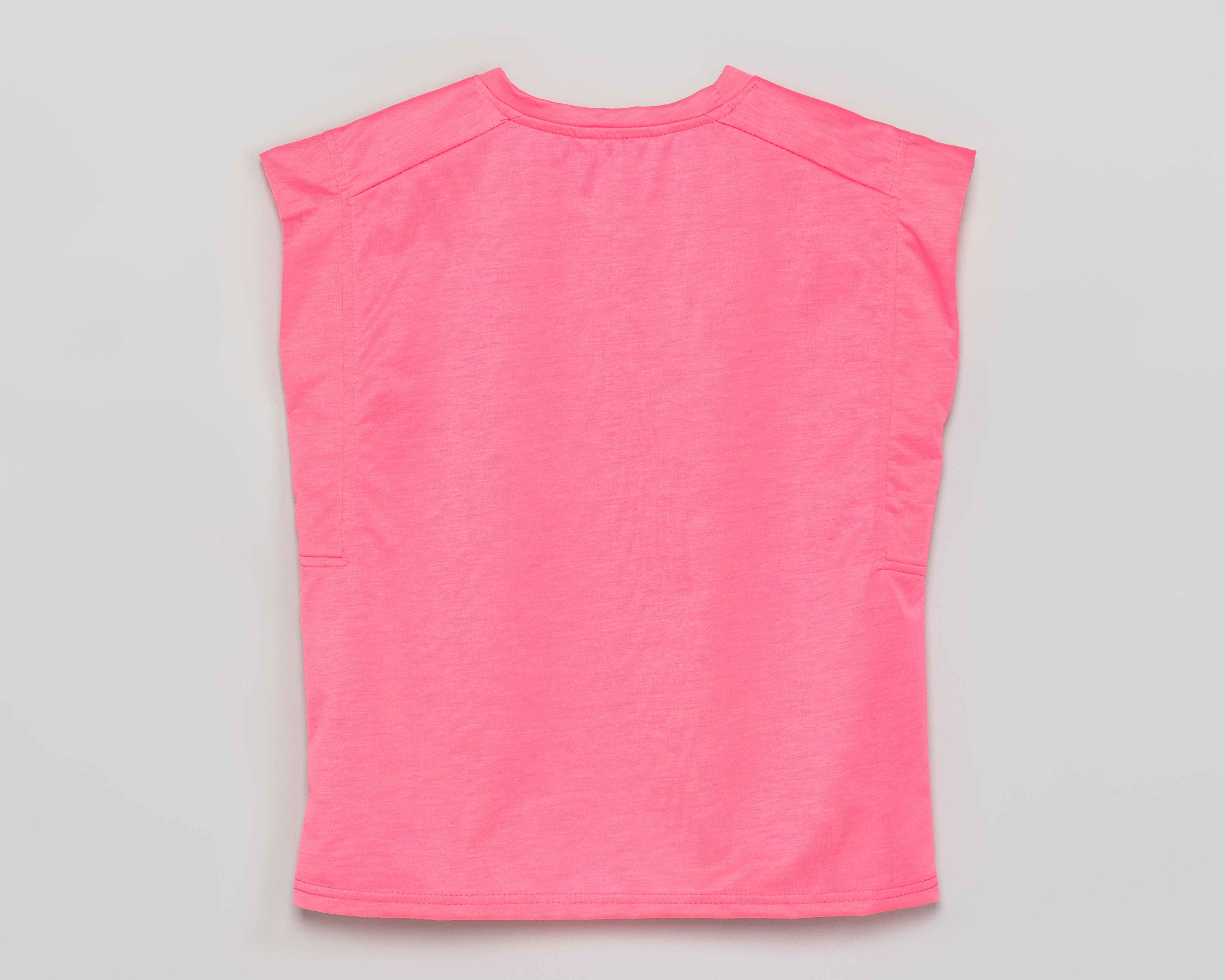 Foto 2 | Playera de Cuello Redondo Rosa 18 Forever Juvenil