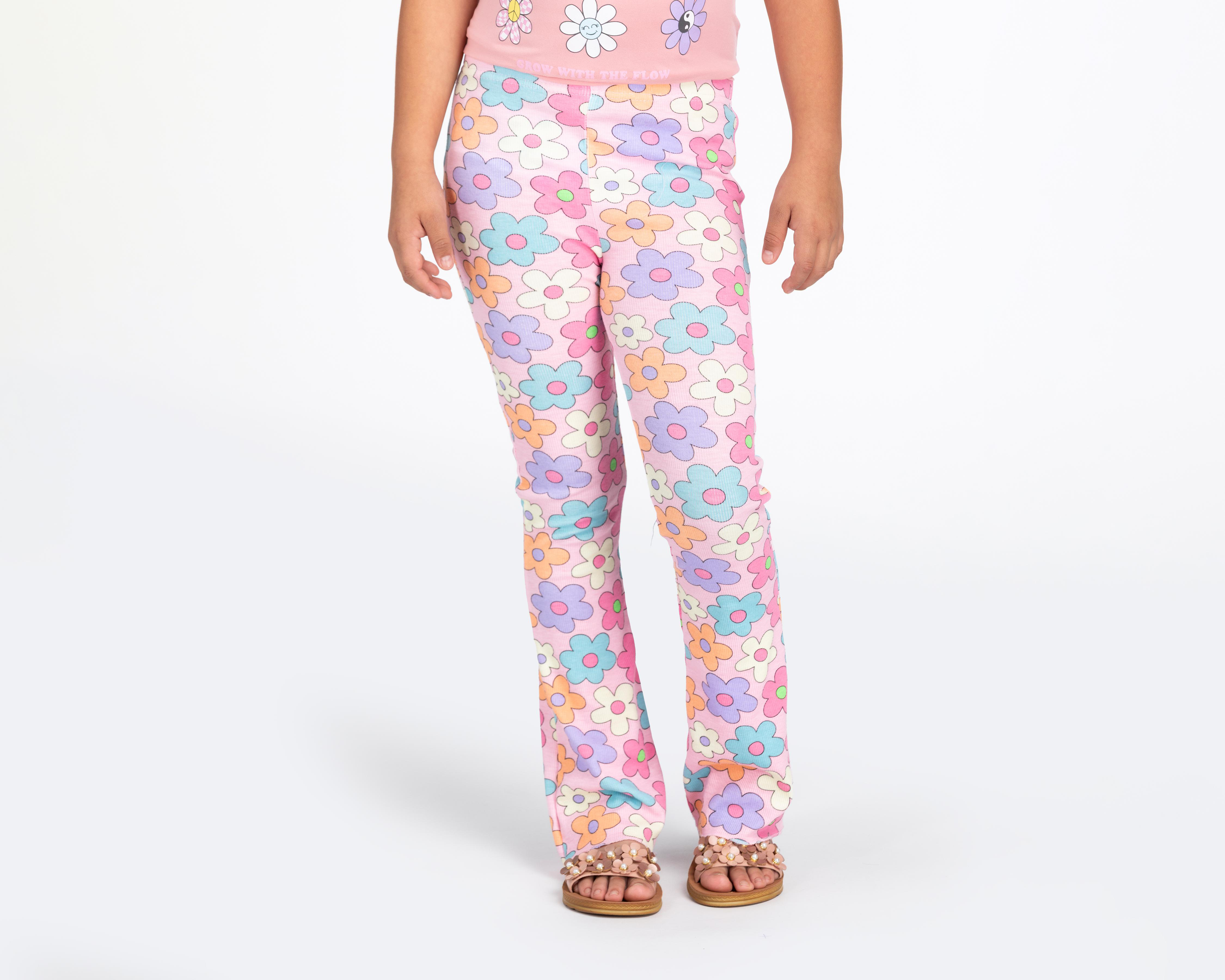 Foto 3 pulgar | Leggings Girls Attitude Flare para Niña 2 Piezas