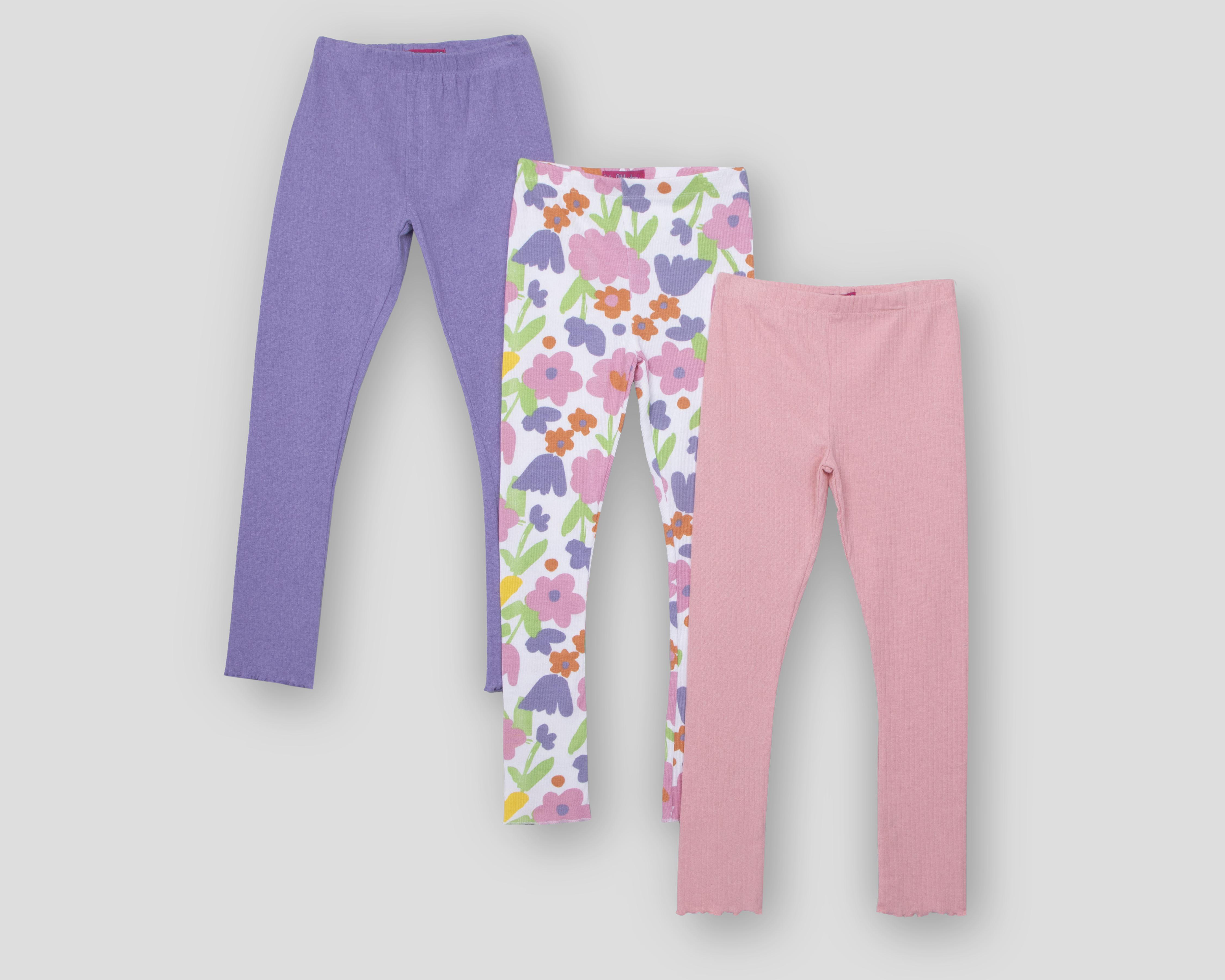 Leggings Girls Attitude para Niña 3 Piezas