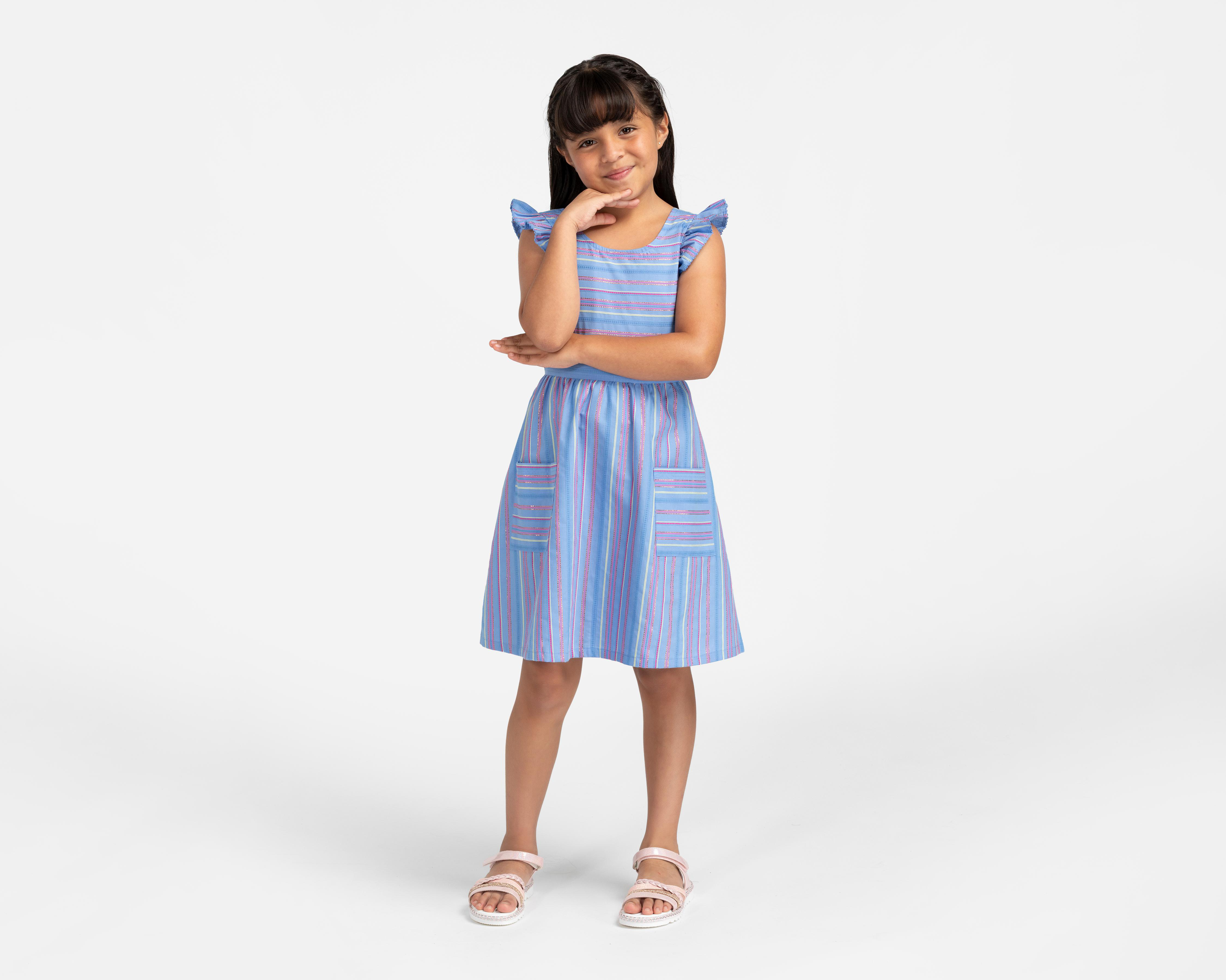 Vestido Azul Girls Attitude para Niña