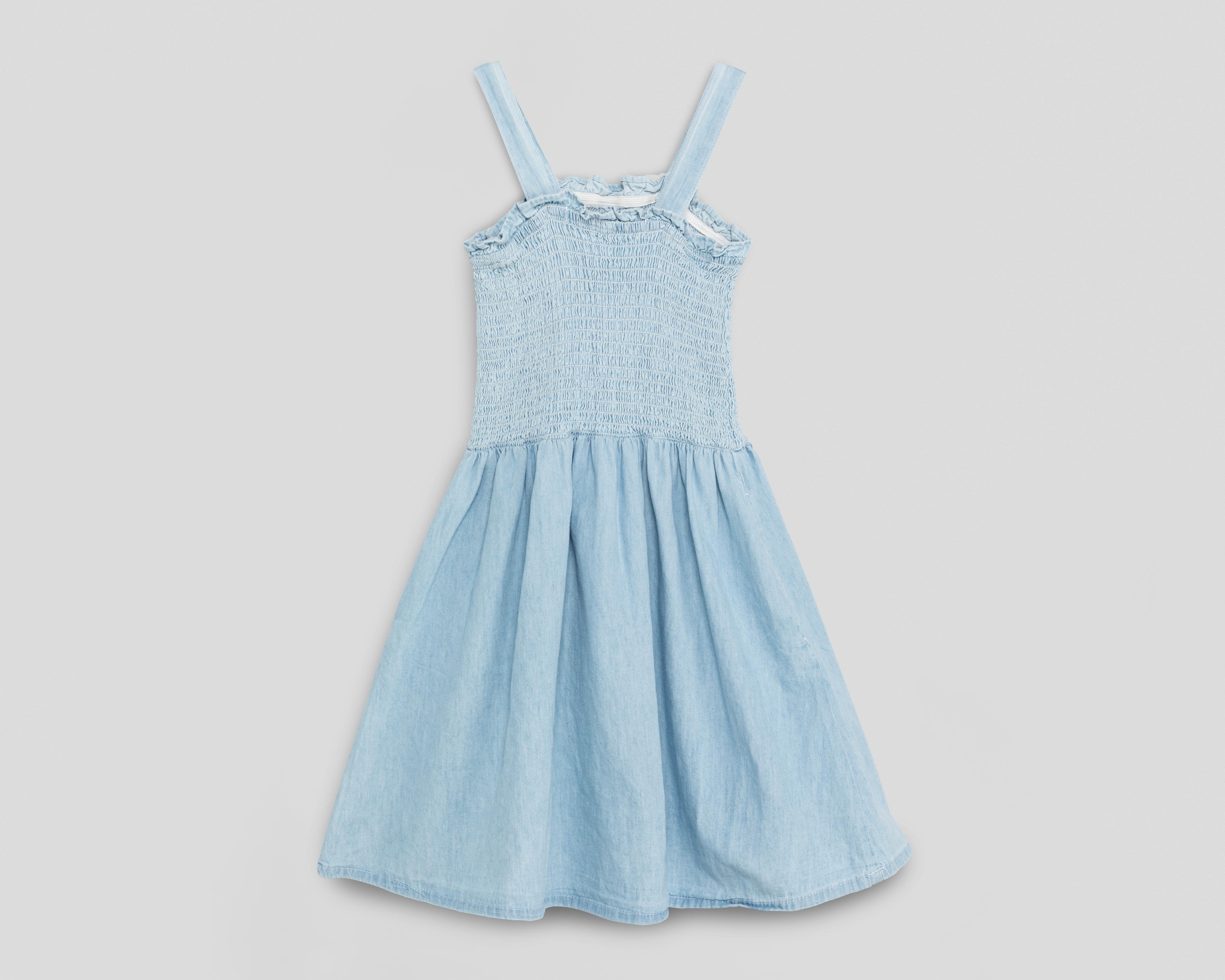Foto 2 | Vestido Azul Refill para Niña