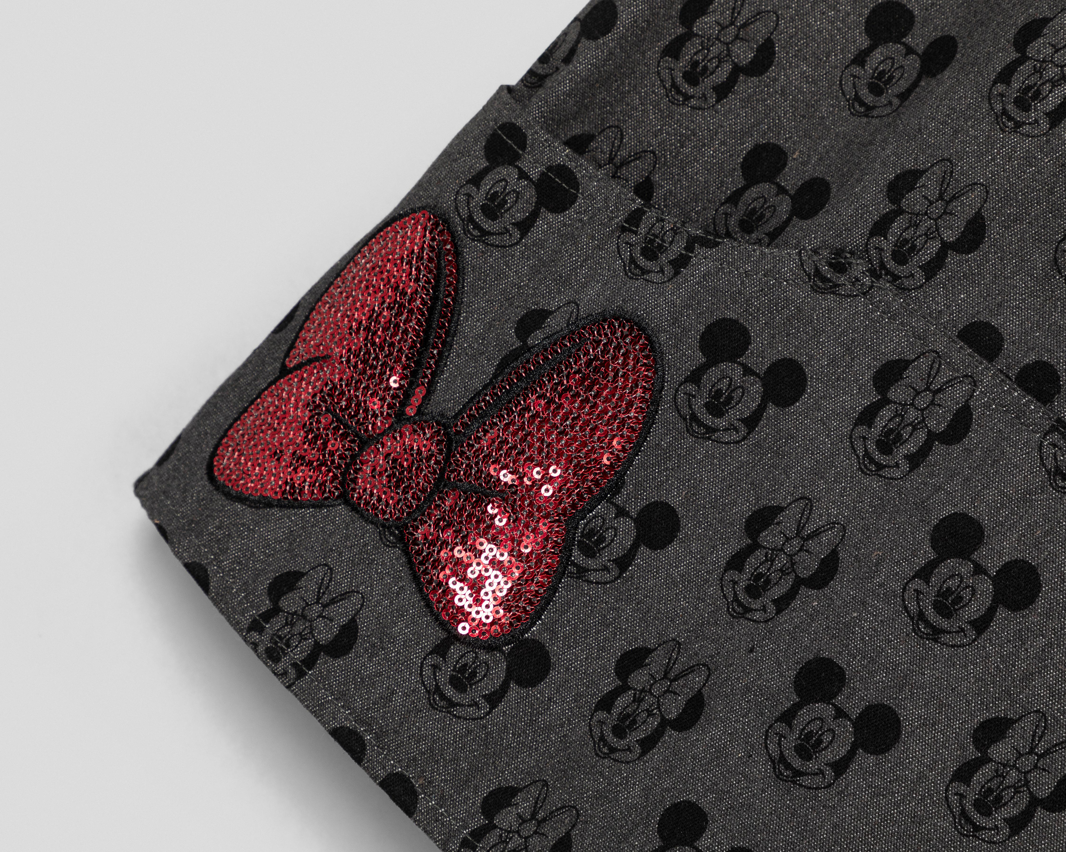 Foto 5 pulgar | Vestido Gris Disney Minnie Mouse para Niña con Playera