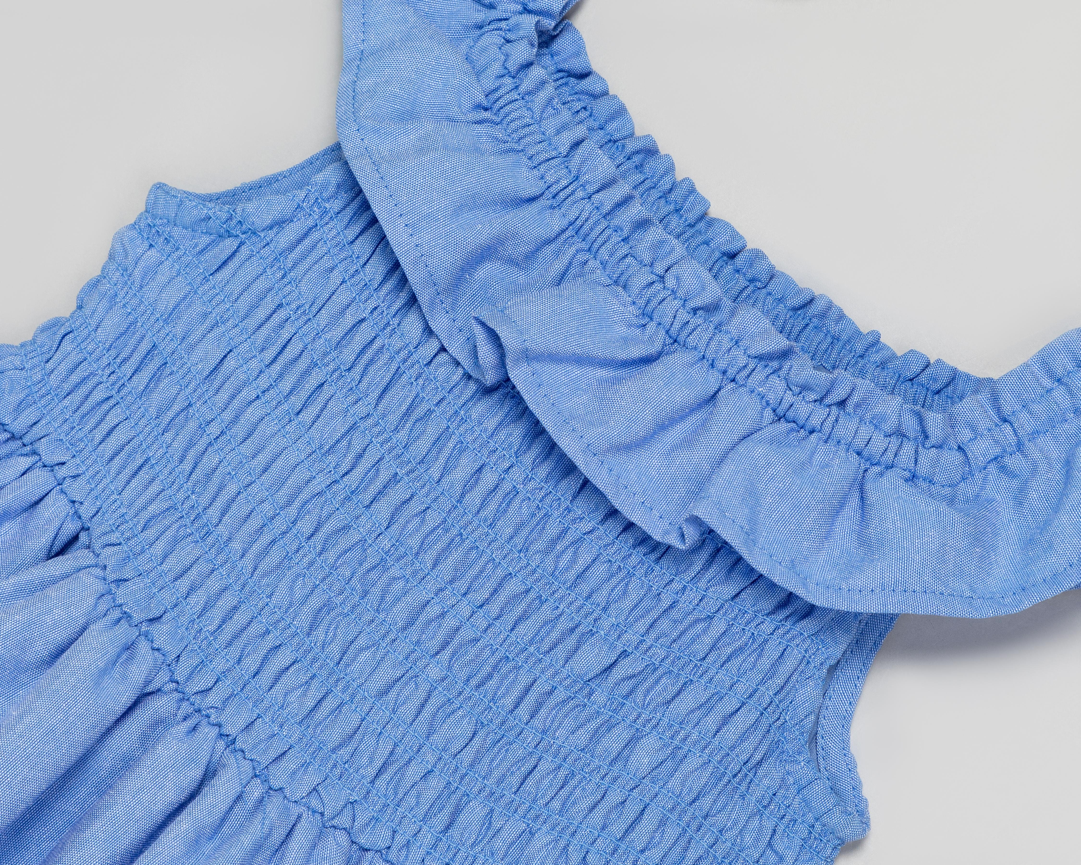 Foto 4 pulgar | Vestido Azul Refill para Niña