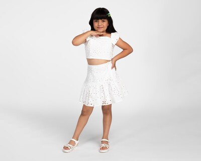 Foto 1 | Crop Top y Falda Refill para Niña
