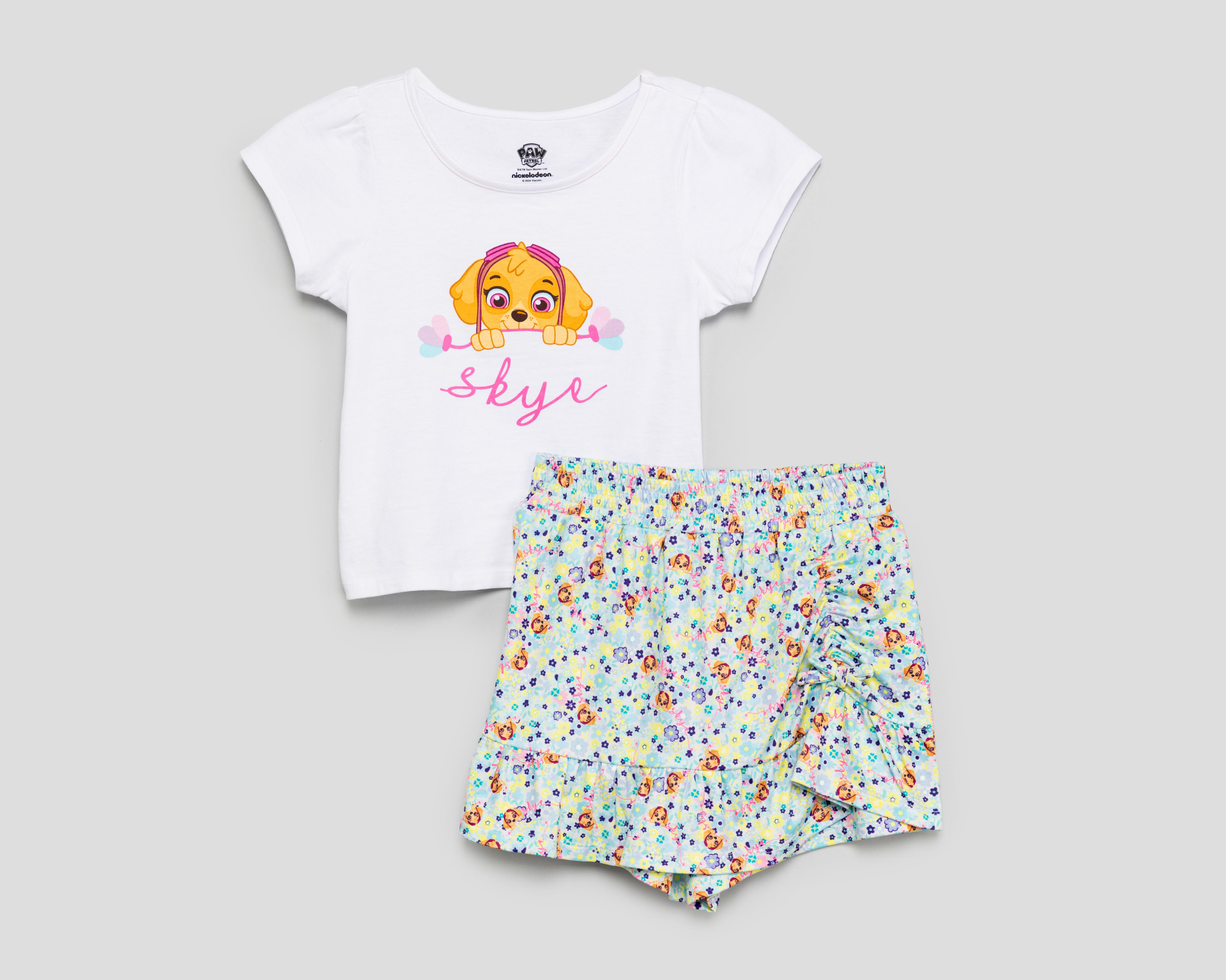 Foto 1 | Conjunto de Playera y Falda Paw Patrol para Niña