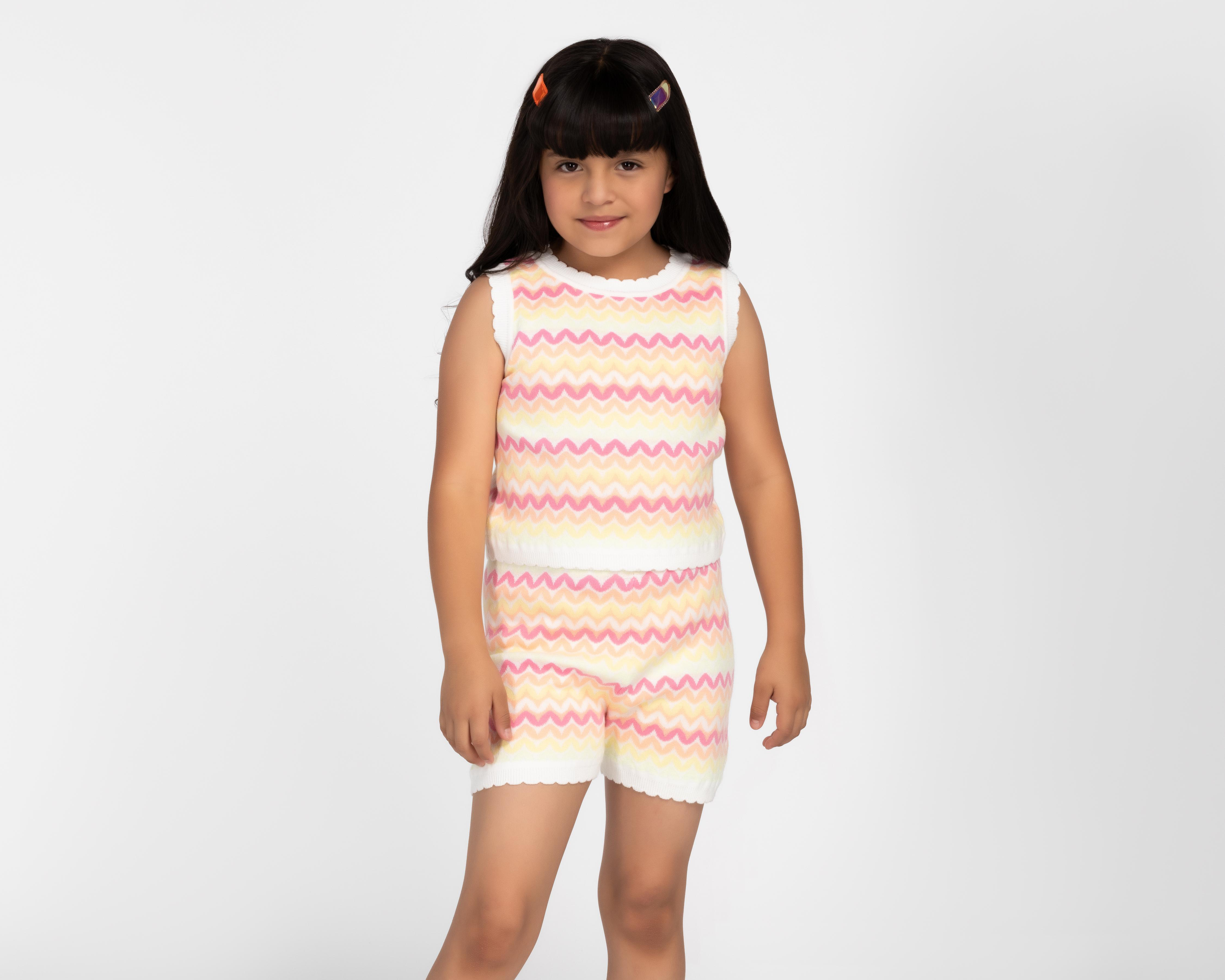 Foto 2 pulgar | Conjunto de Short y Blusa Girls Attitude para Niña