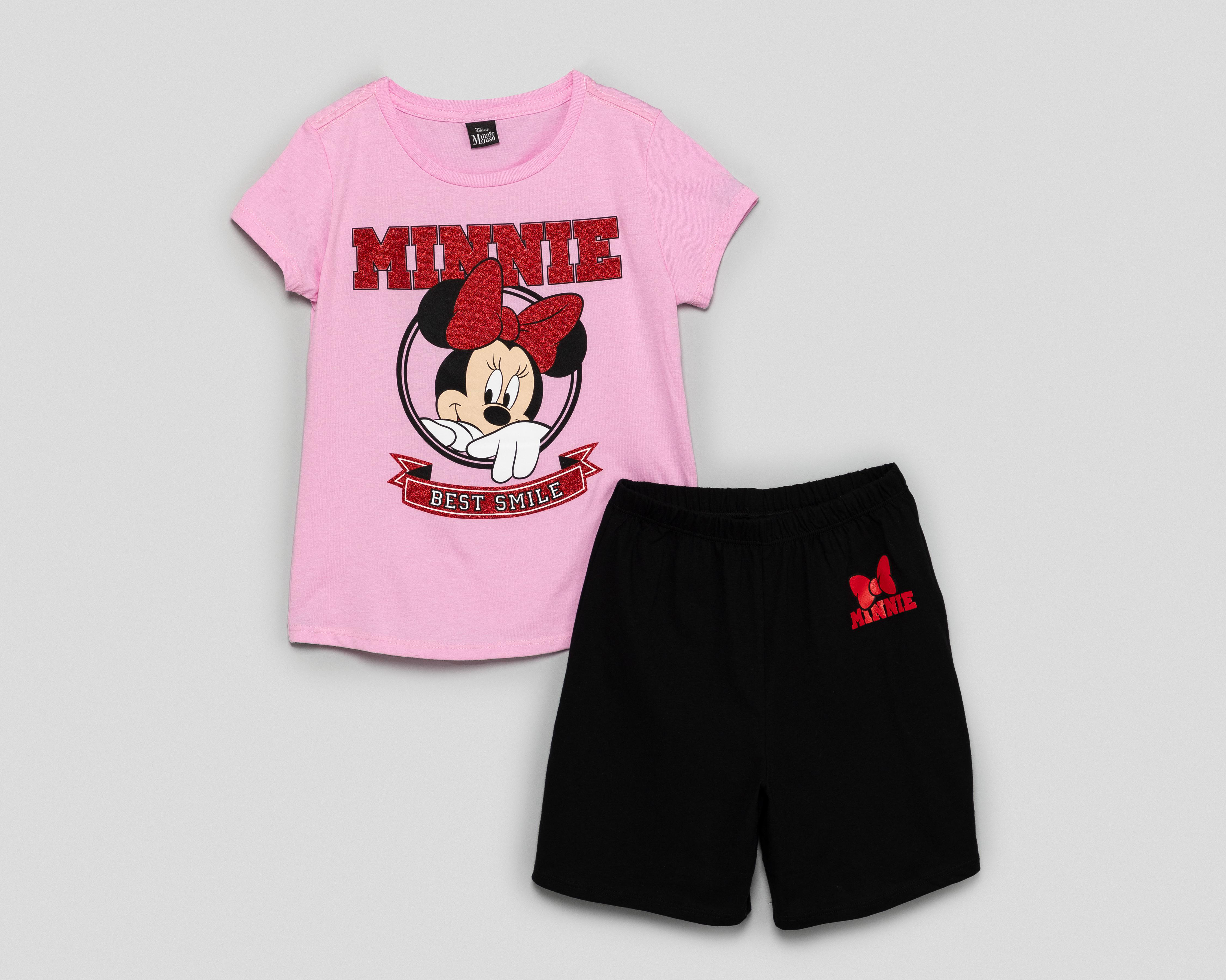 Conjunto de Playera y Short Disney Minnie Mouse para Niña