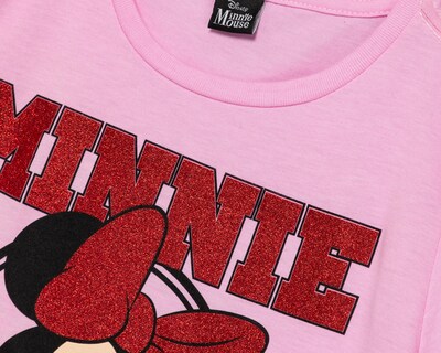 Foto 3 | Conjunto de Playera y Short Disney Minnie Mouse para Niña