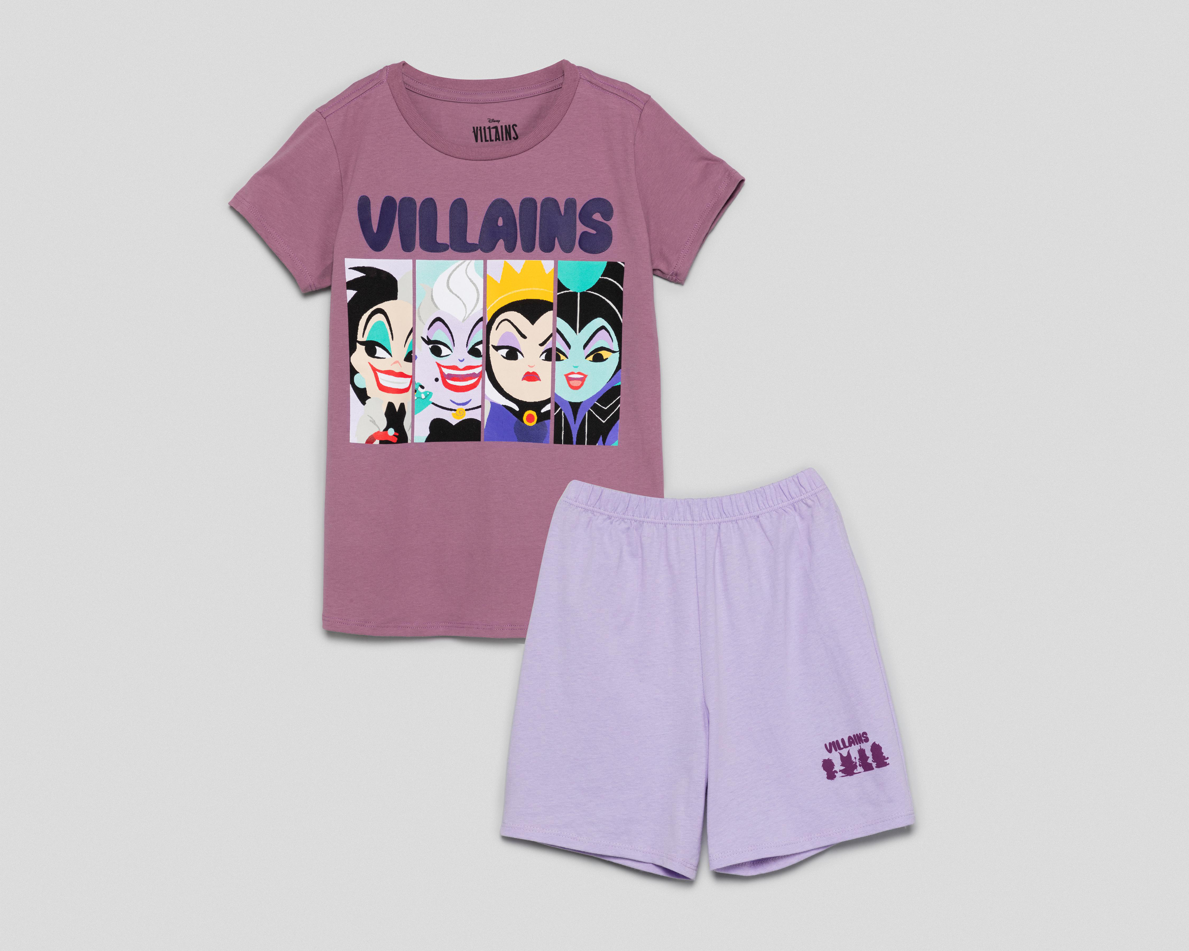 Conjunto de Playera y Short Disney Villanas para Niña