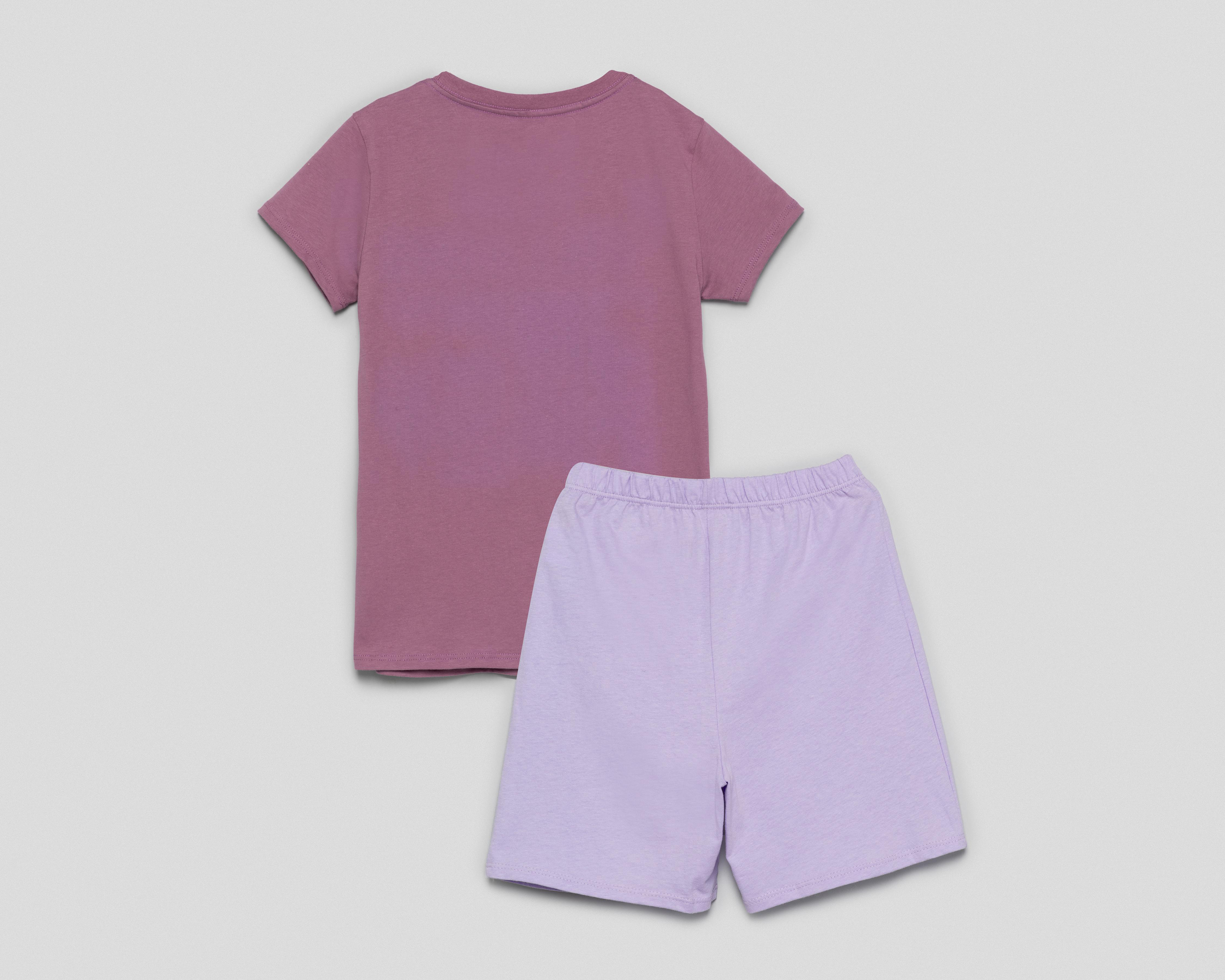 Foto 2 | Conjunto de Playera y Short Disney Villanas para Niña