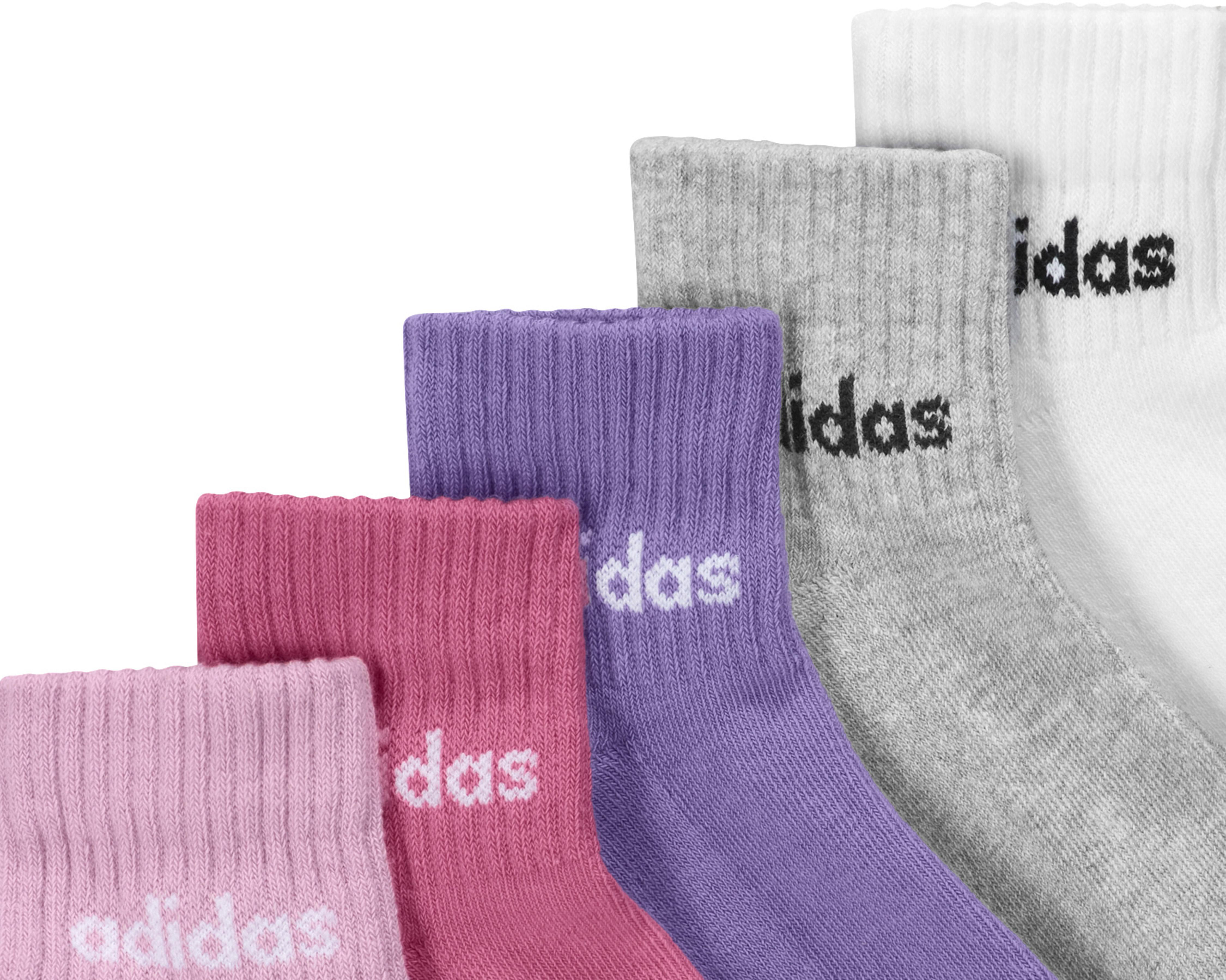 Foto 4 pulgar | Calcetines Deportivos Adidas para Niña 5 Pares