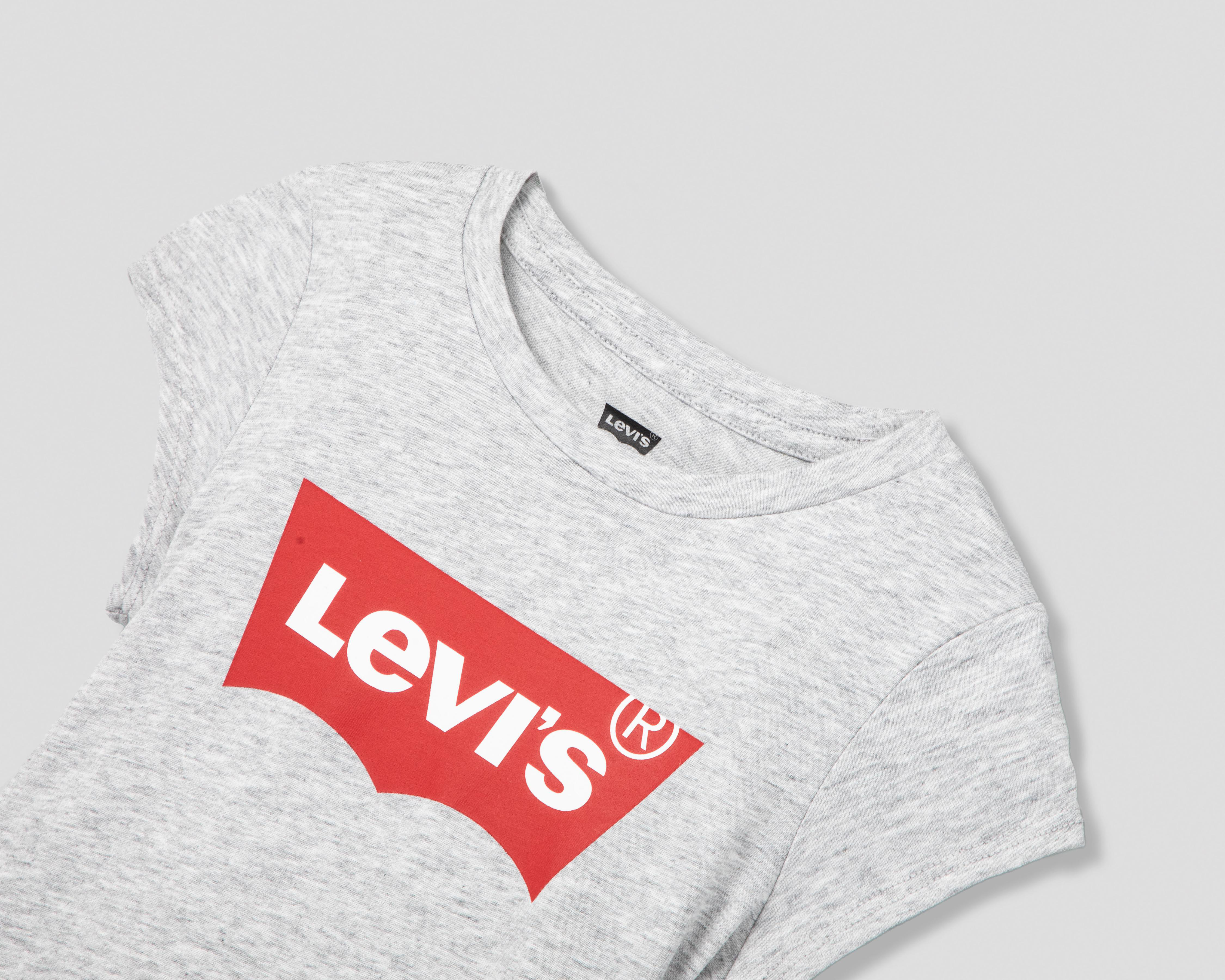 Foto 4 pulgar | Playera Levi's Manga Corta Estampada para Niña