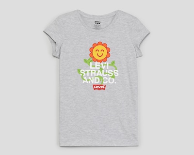 Foto 1 | Playera de Cuello Redondo Gris Levi's Juvenil