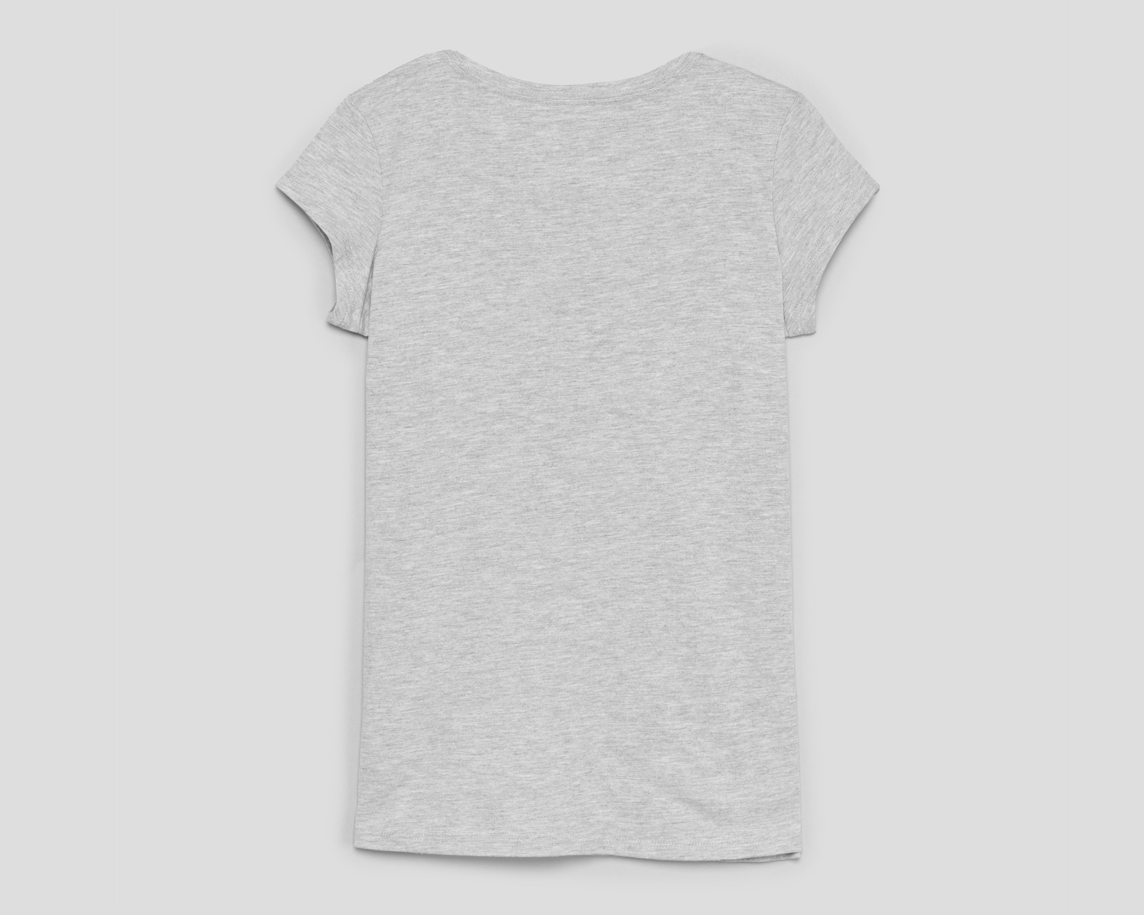 Foto 3 pulgar | Playera de Cuello Redondo Gris Levi's Juvenil