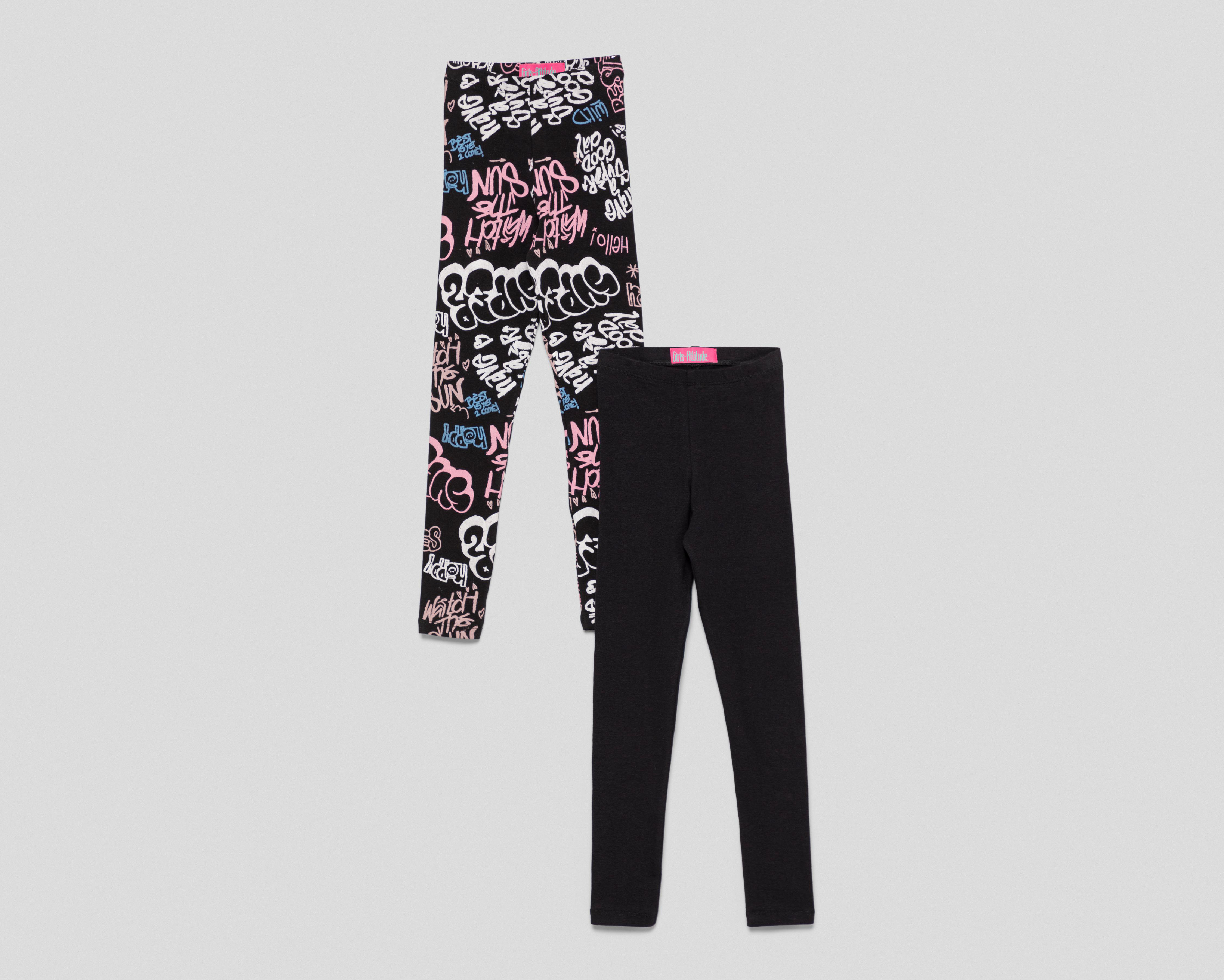 Foto 1 | Leggings Girls Attitude para Niña 2 Piezas