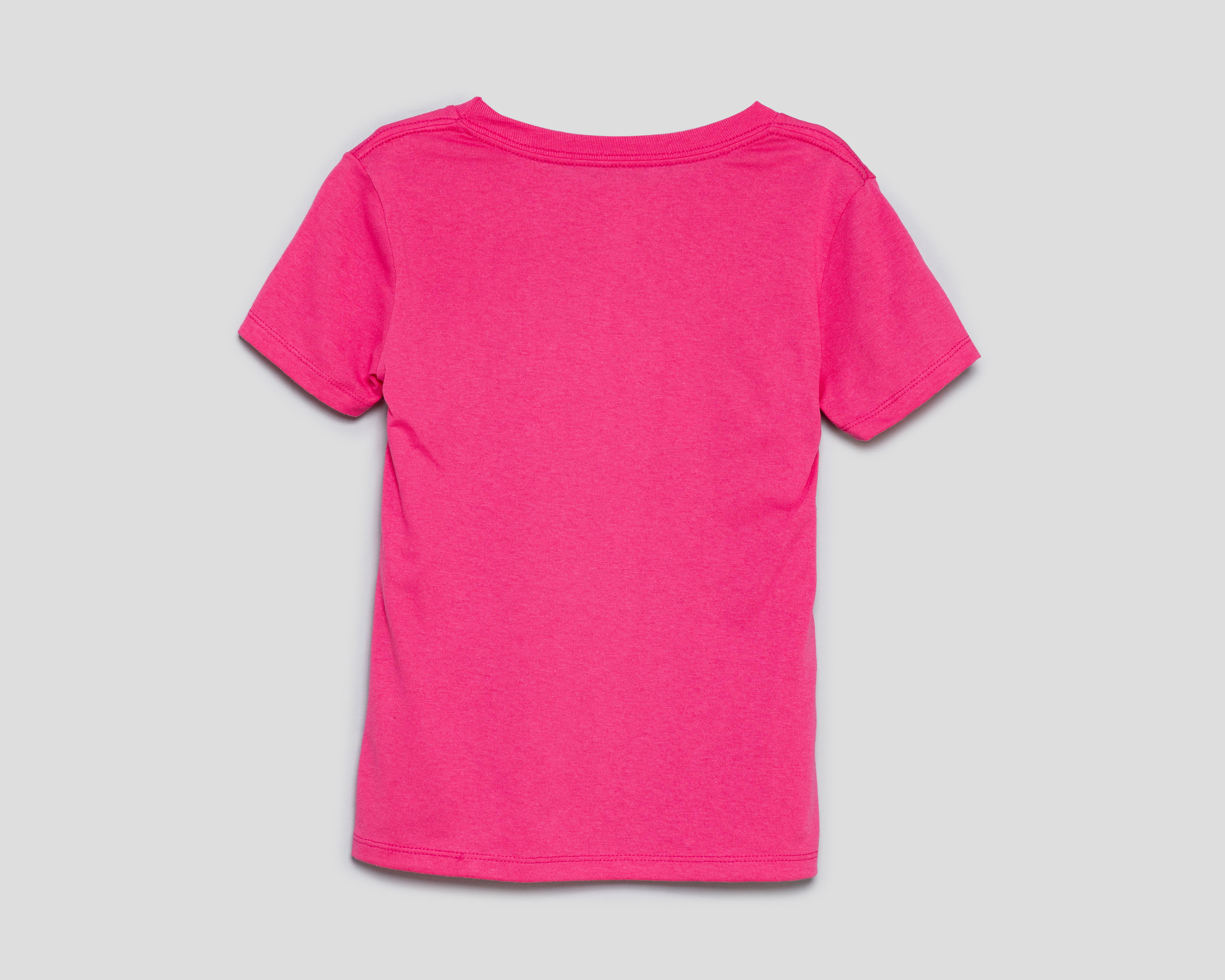 Foto 2 | Playera de Cuello Redondo Rosa Action Gear para Niña