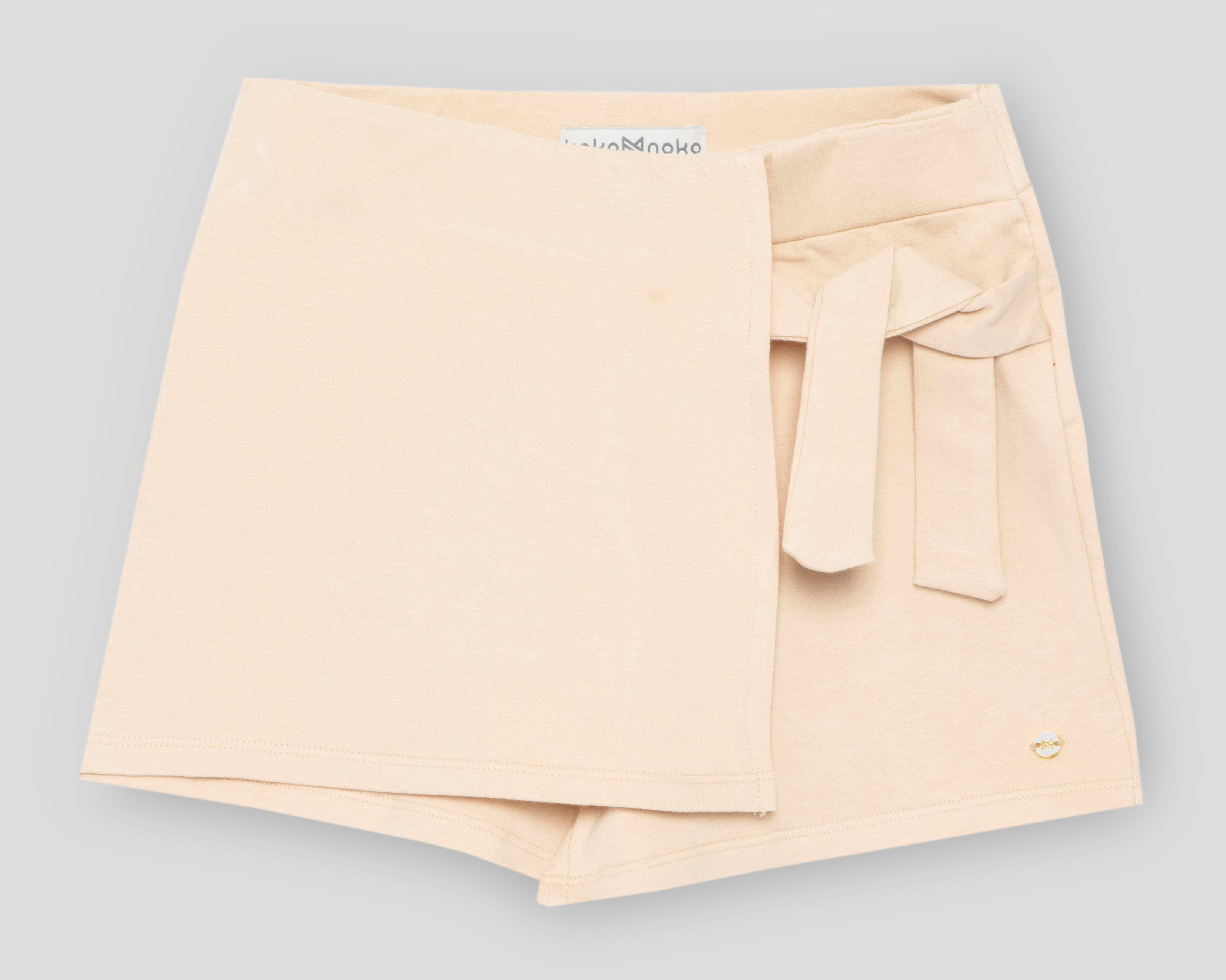 Foto 2 pulgar | Short Falda Beige Koko Noko para Niña