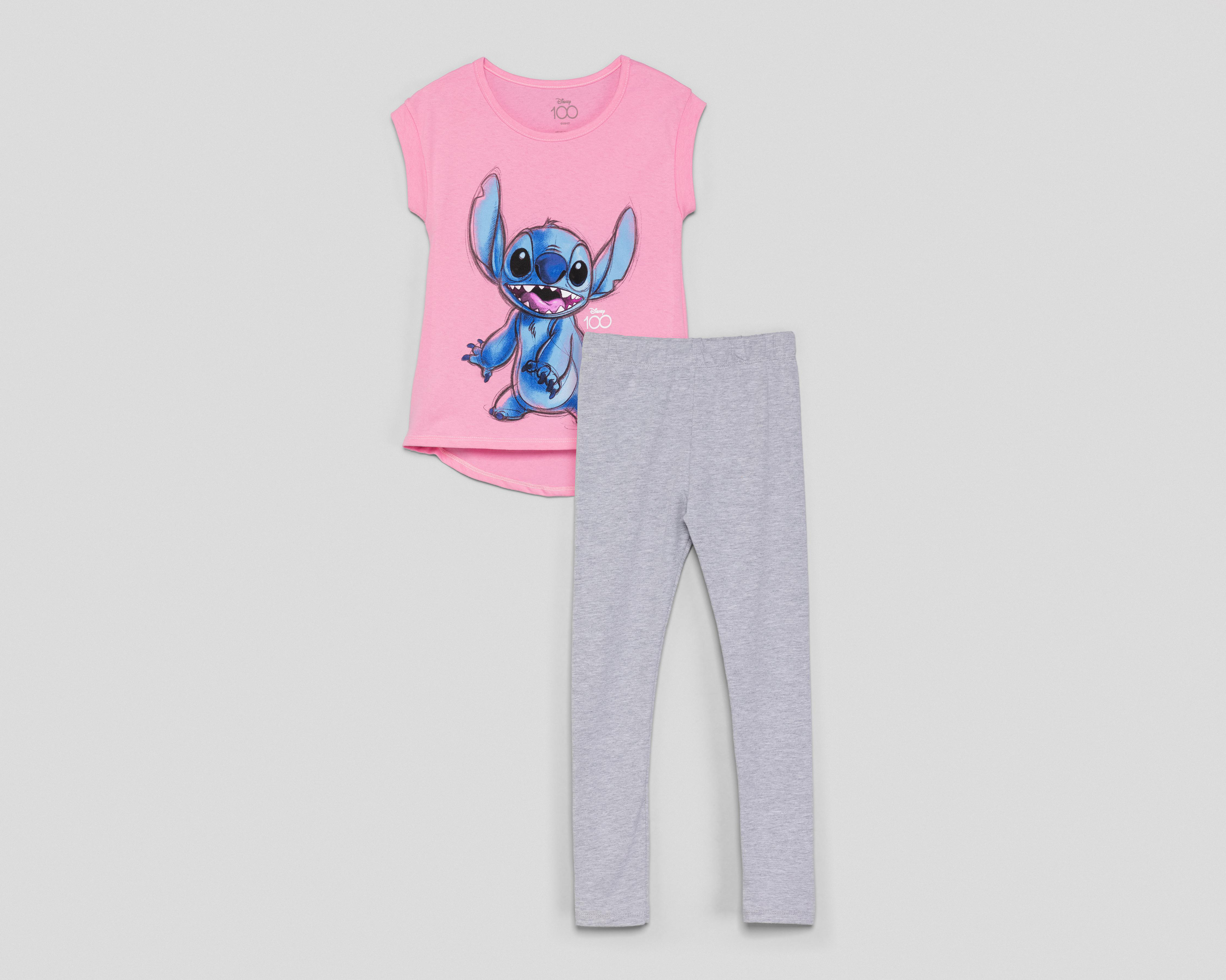 Foto 2 pulgar | Pijama para Niña Stitch Disney