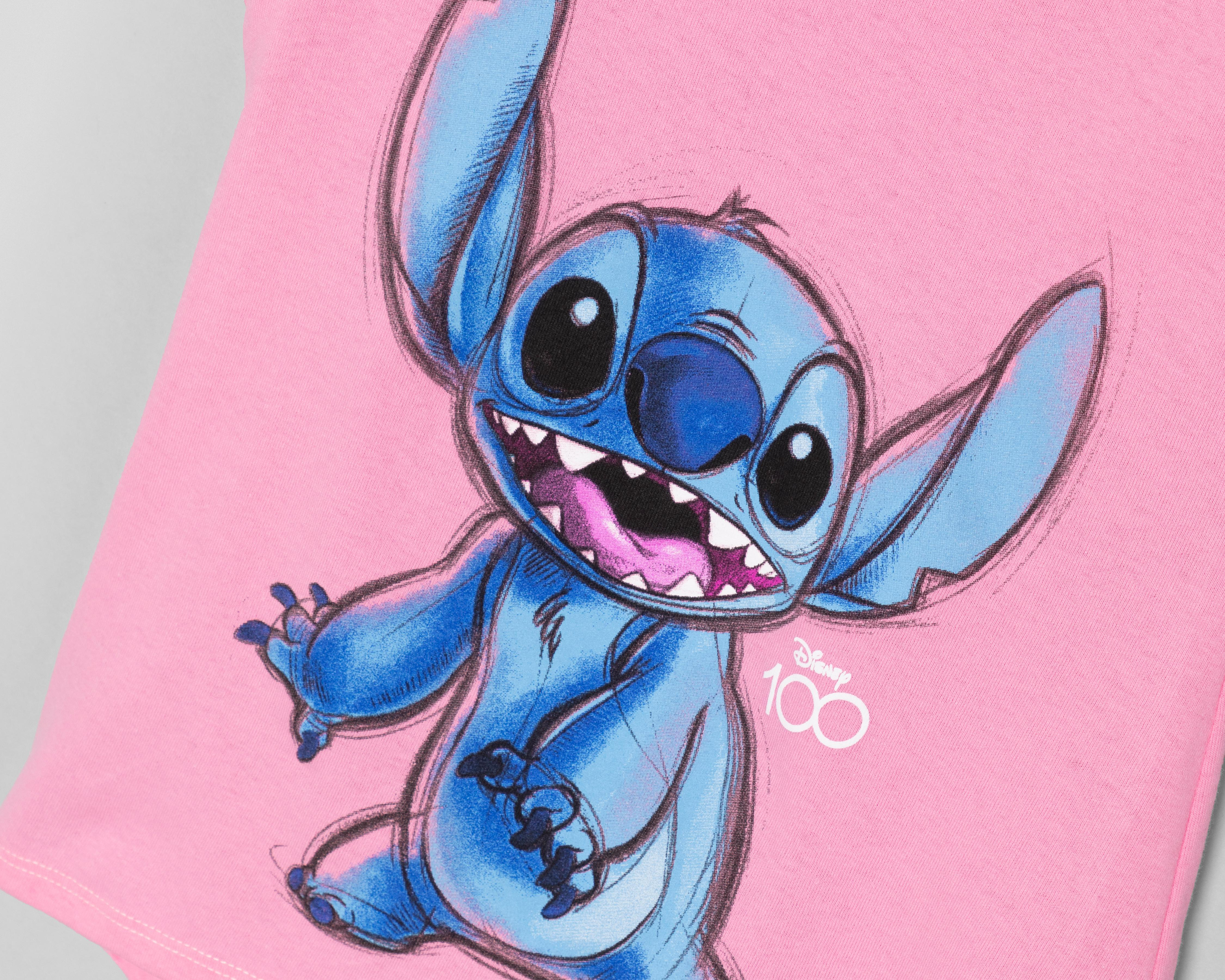 Foto 4 pulgar | Pijama para Niña Stitch Disney