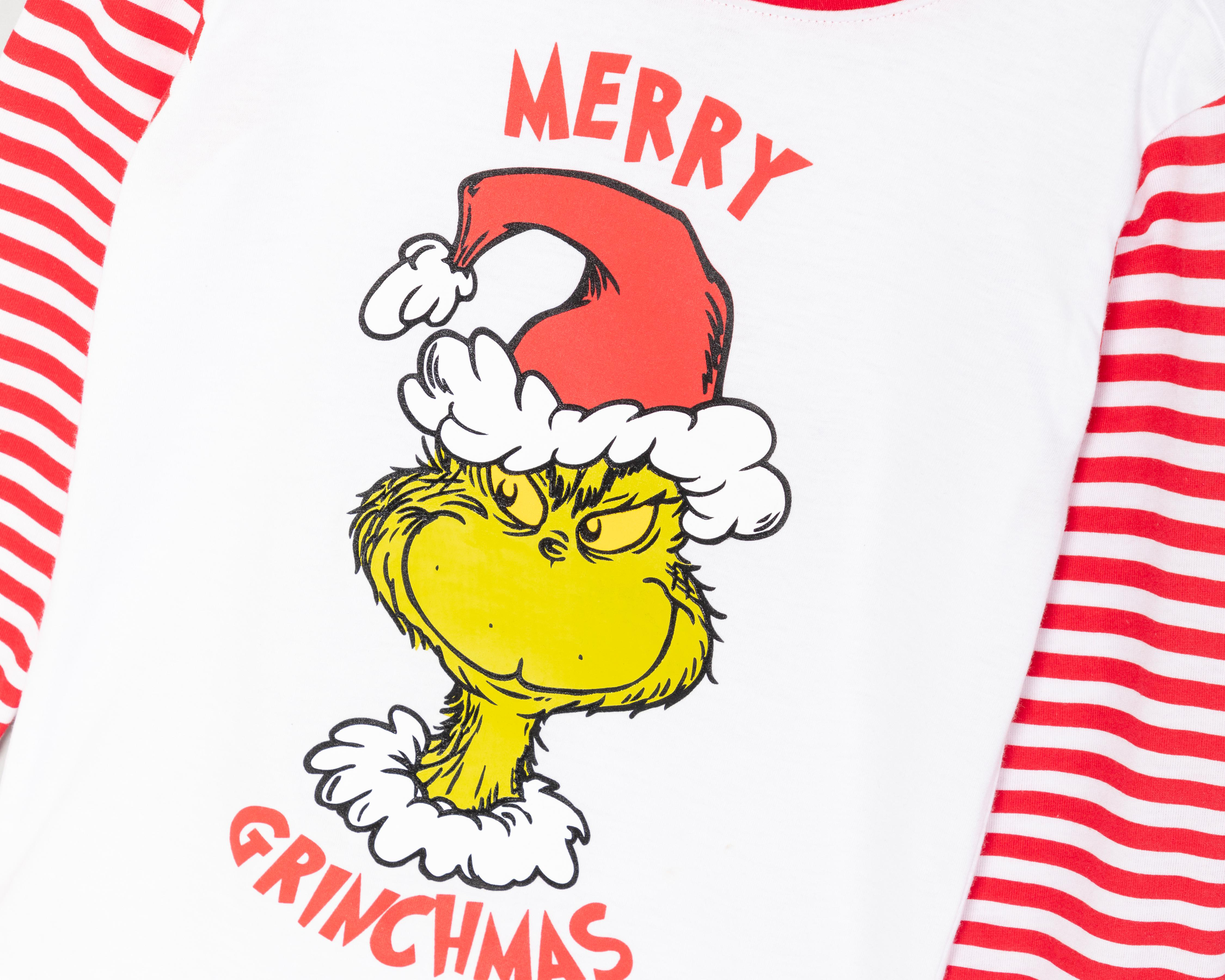 Foto 4 pulgar | Pijama Navideña para Niña Dr. Seuss