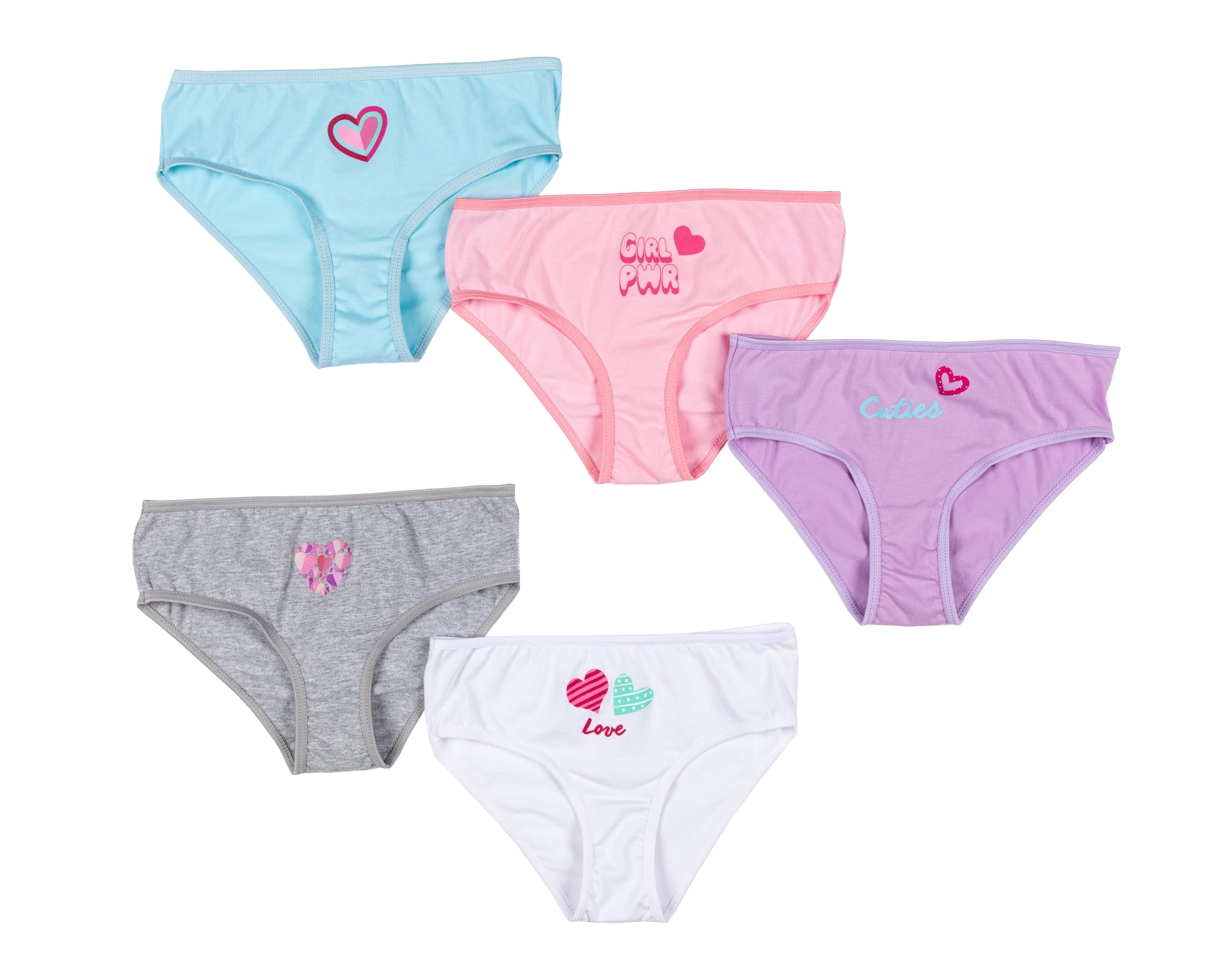 Pantaleta Lovest para Niña 5 Piezas