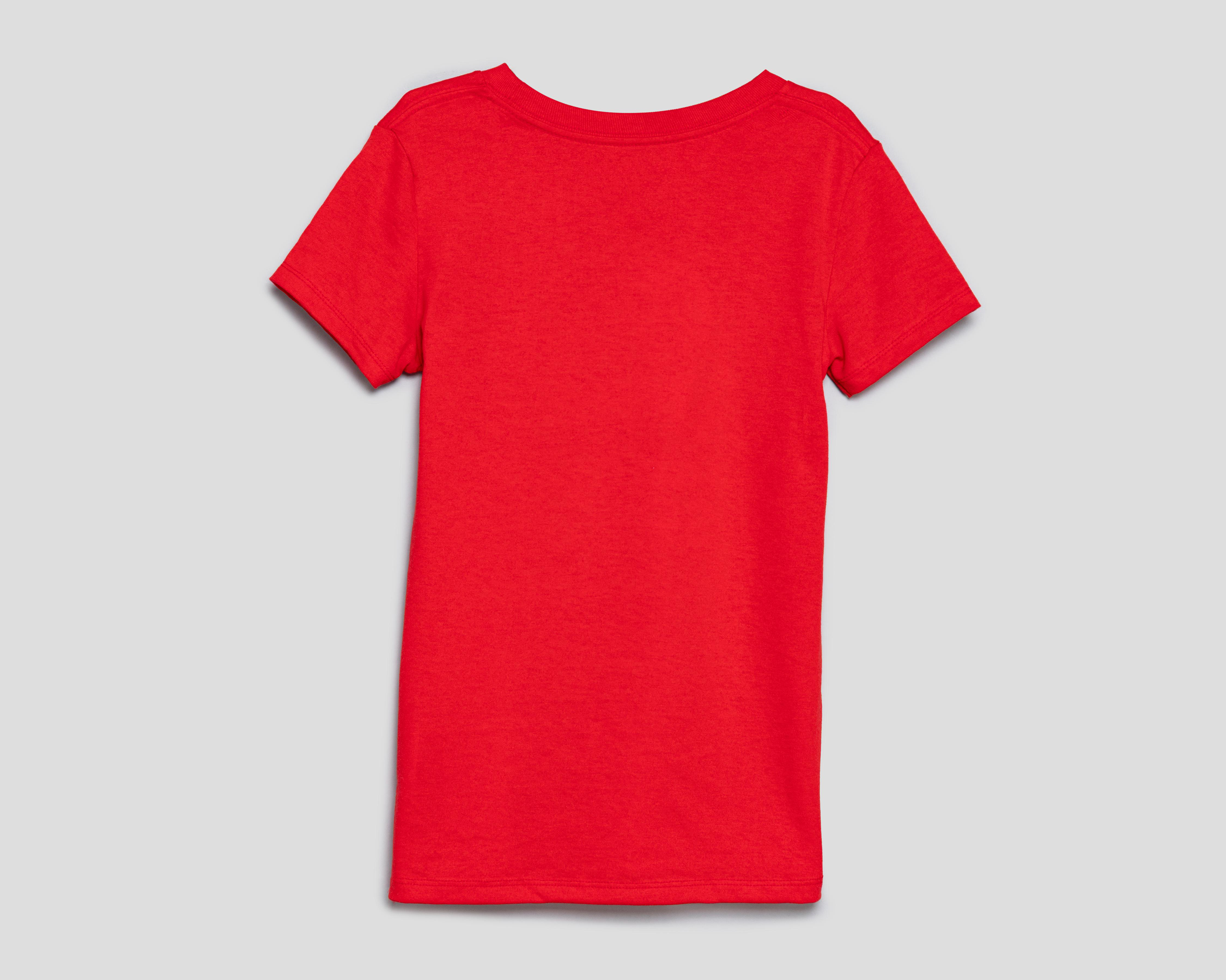 Foto 2 | Playera de Cuello Redondo Roja Action Gear para Niña