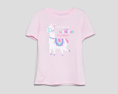 Foto 1 | Playera de Cuello Redondo Rosa Action Gear para Niña