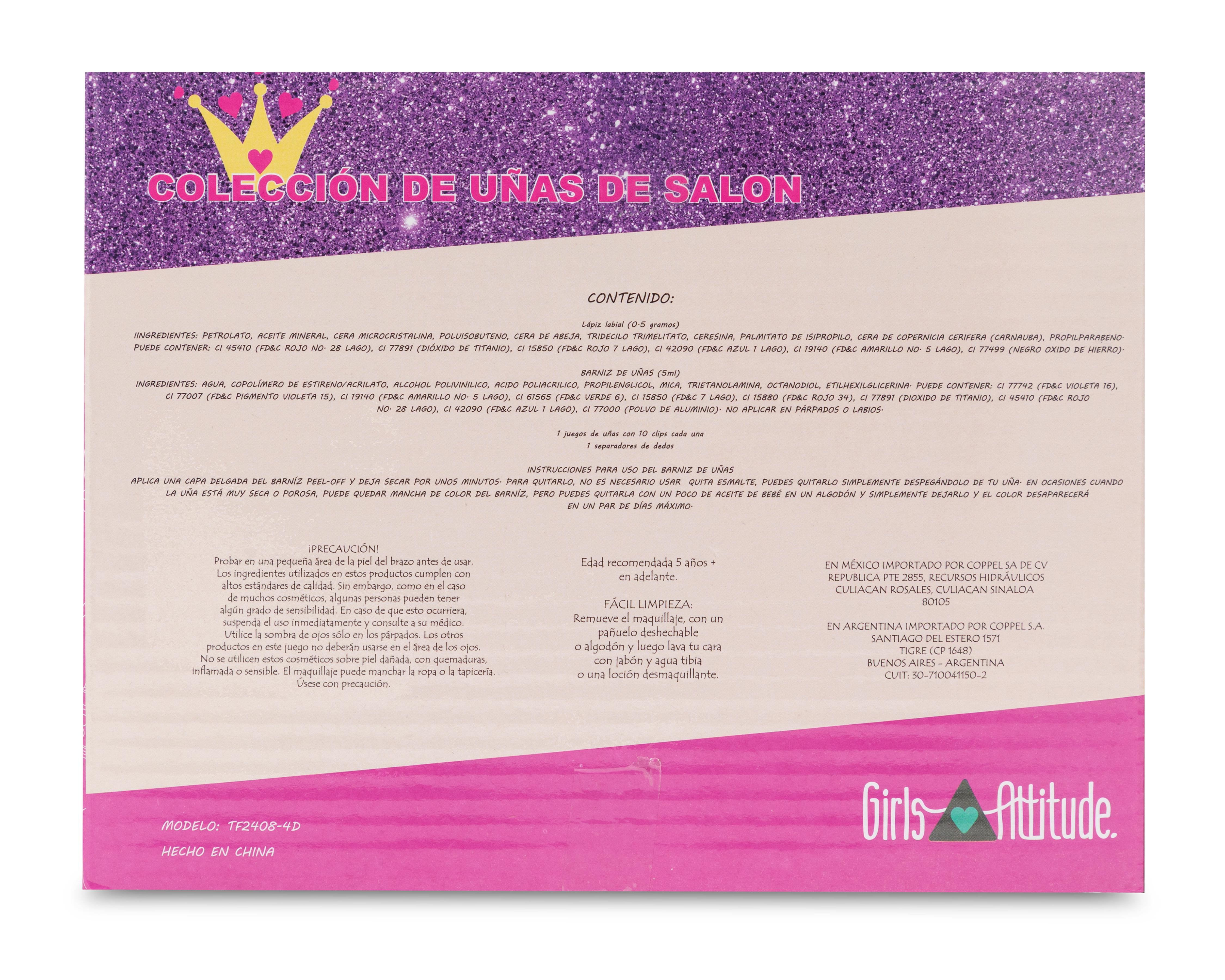Foto 3 pulgar | Juego de Belleza Girls Attitude 23 Piezas