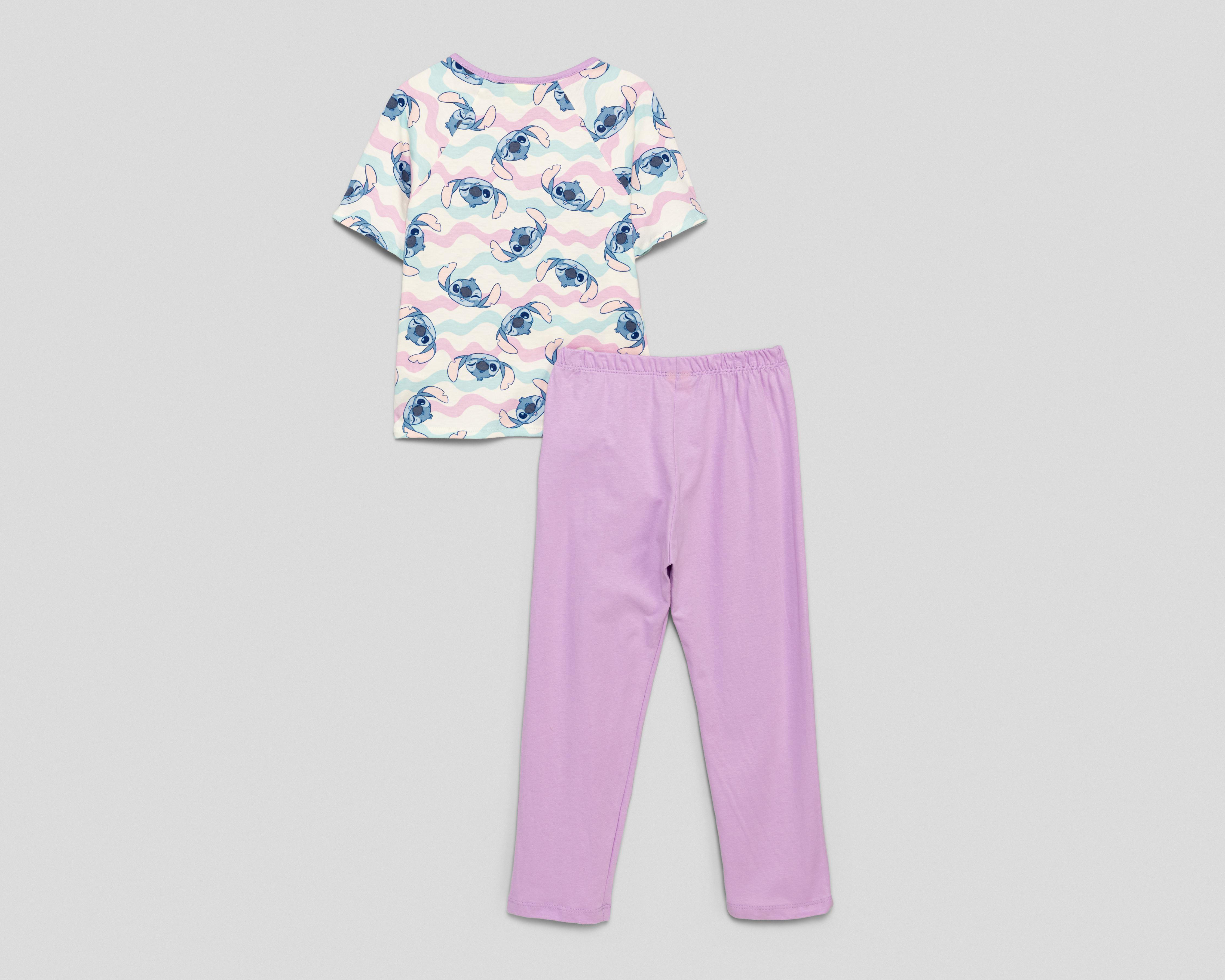 Foto 2 | Pijama para Niña Stitch Disney
