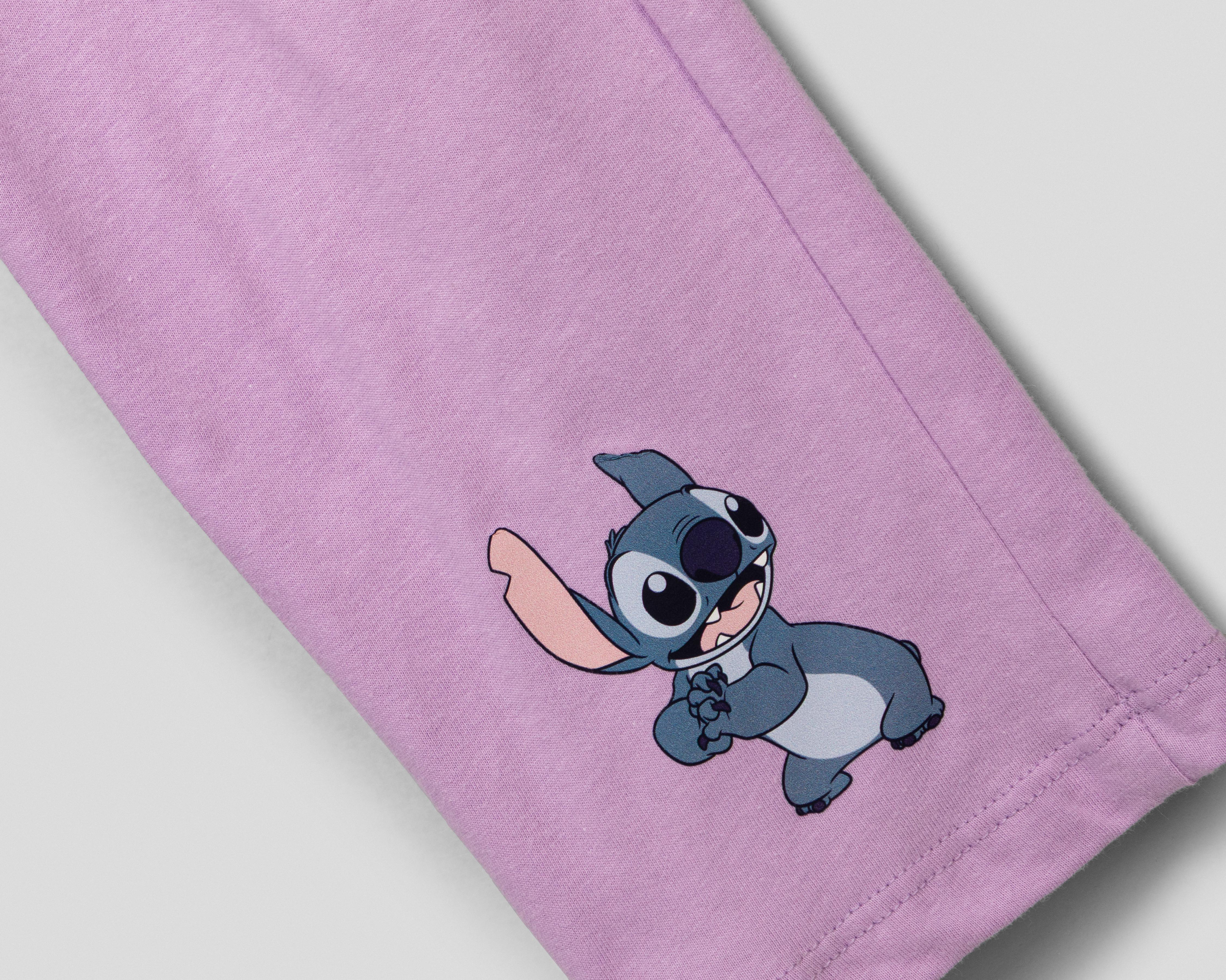 Foto 5 pulgar | Pijama para Niña Stitch Disney