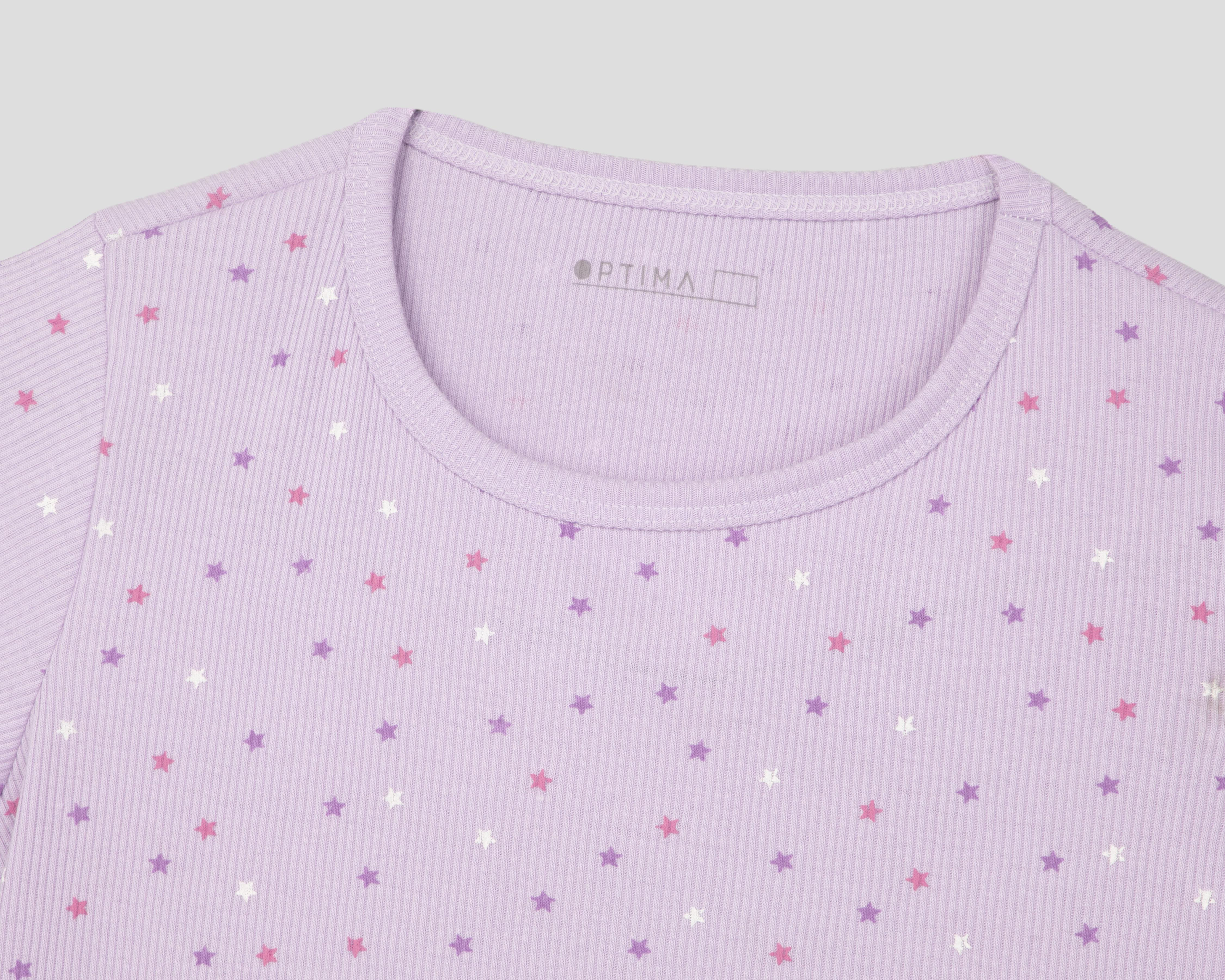 Foto 4 pulgar | Pijama para Niña de Estrellas Optima 3 Piezas