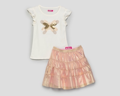 Foto 1 | Playera y Falda Girls Attitude para Niña