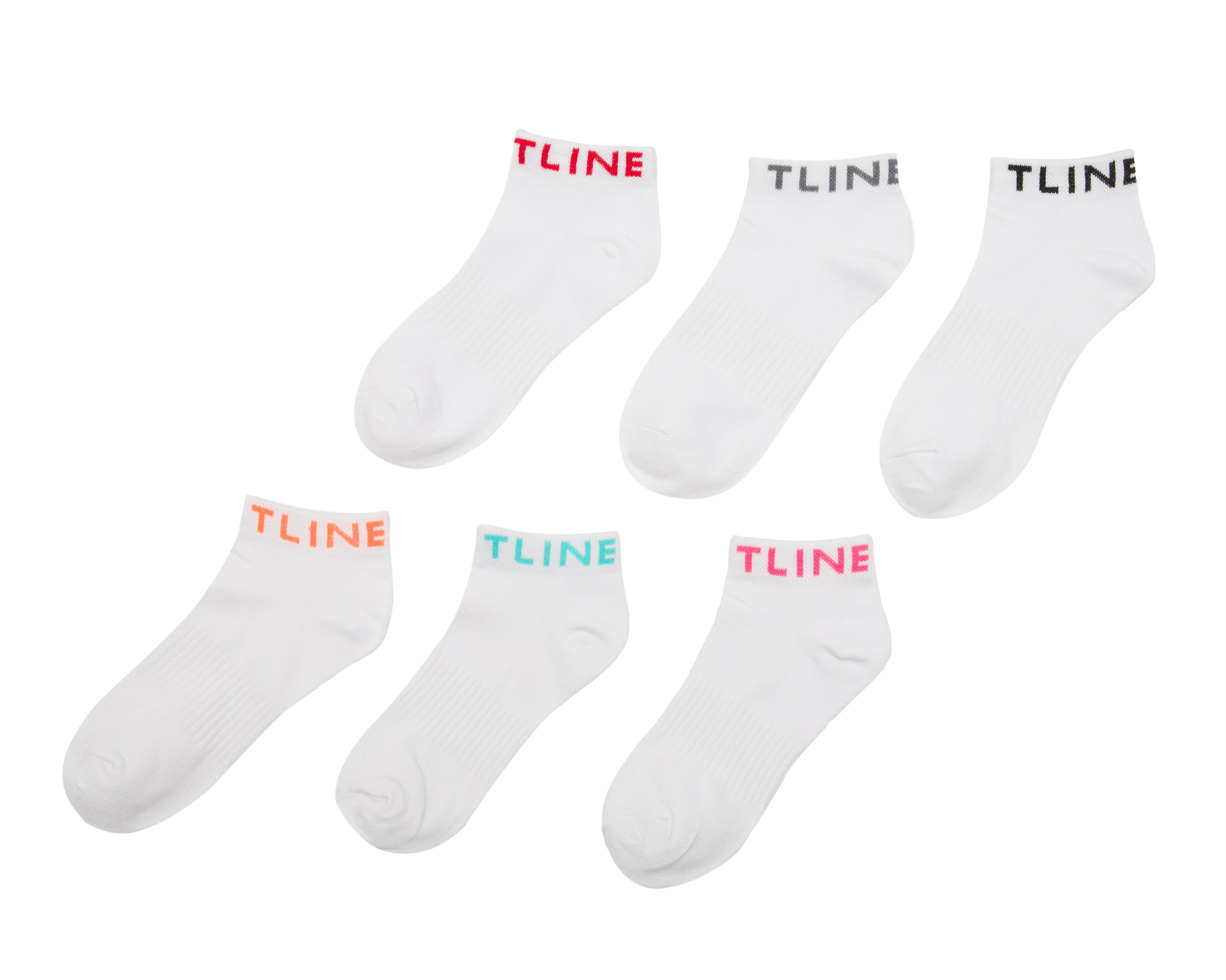 Calcetas Deportivas Sportline para Niña 6 Pares