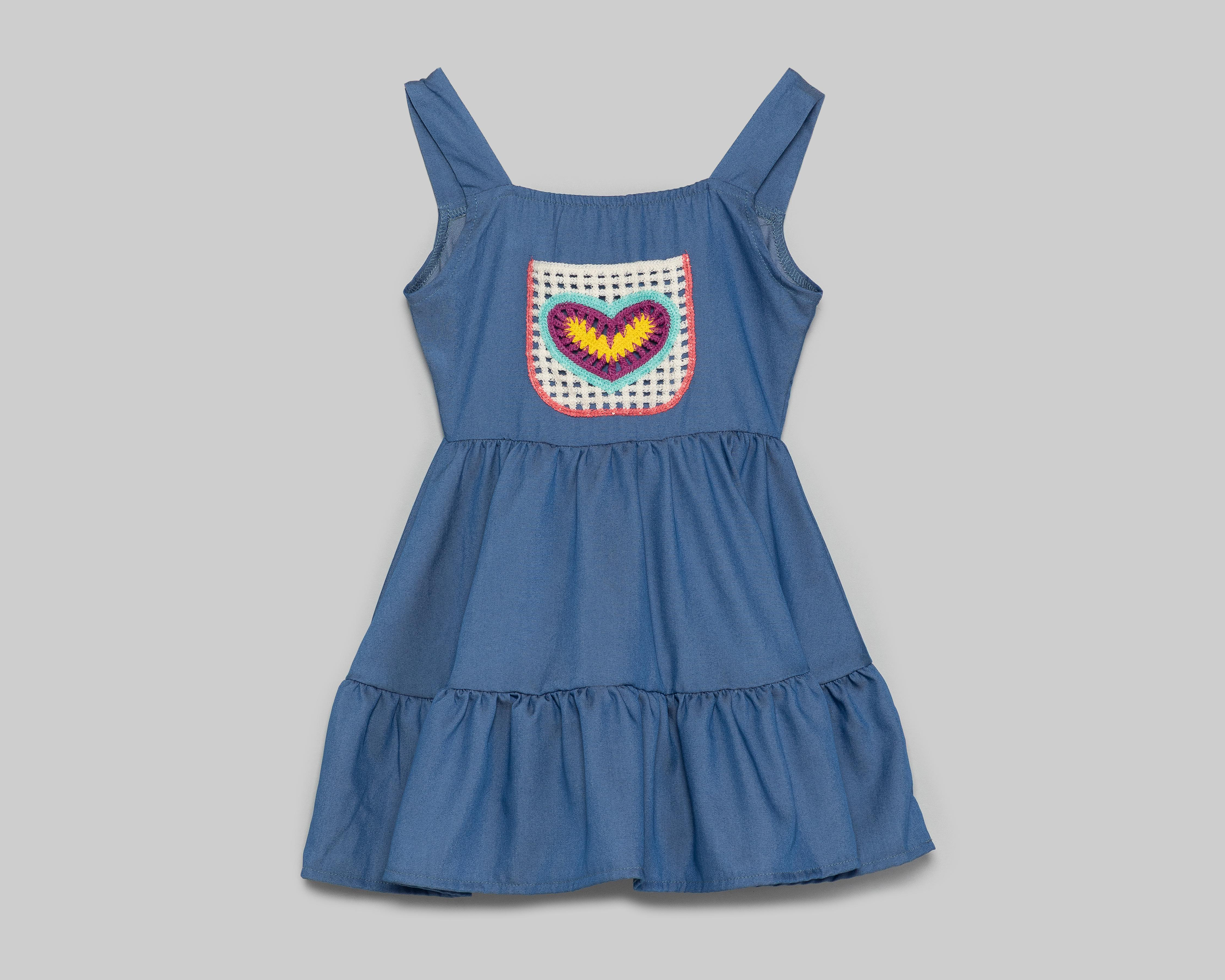 Vestido Azul Girls Attitude para Niña