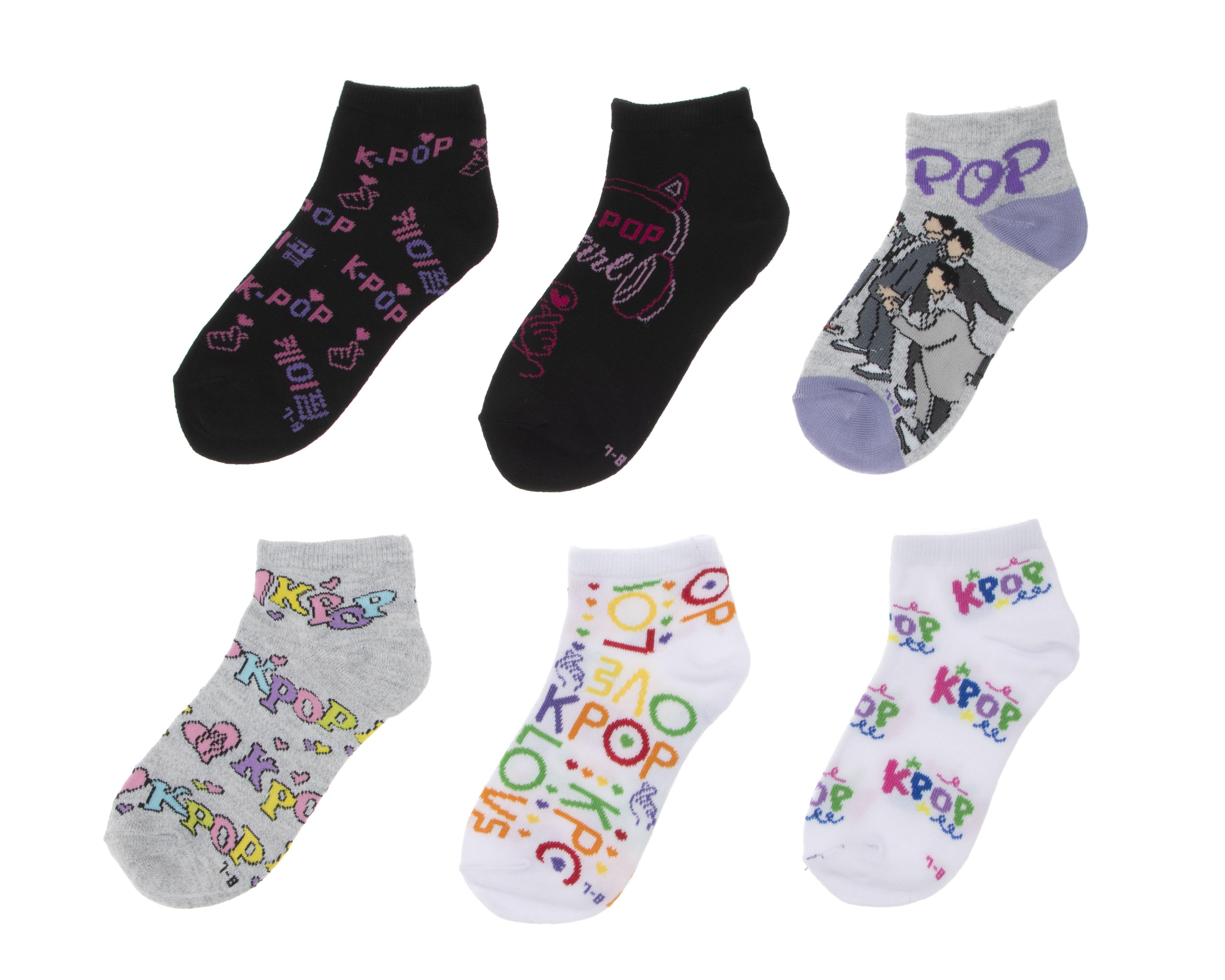 Calcetas Cortas Girls Attitude para Niña 6 Pares $129