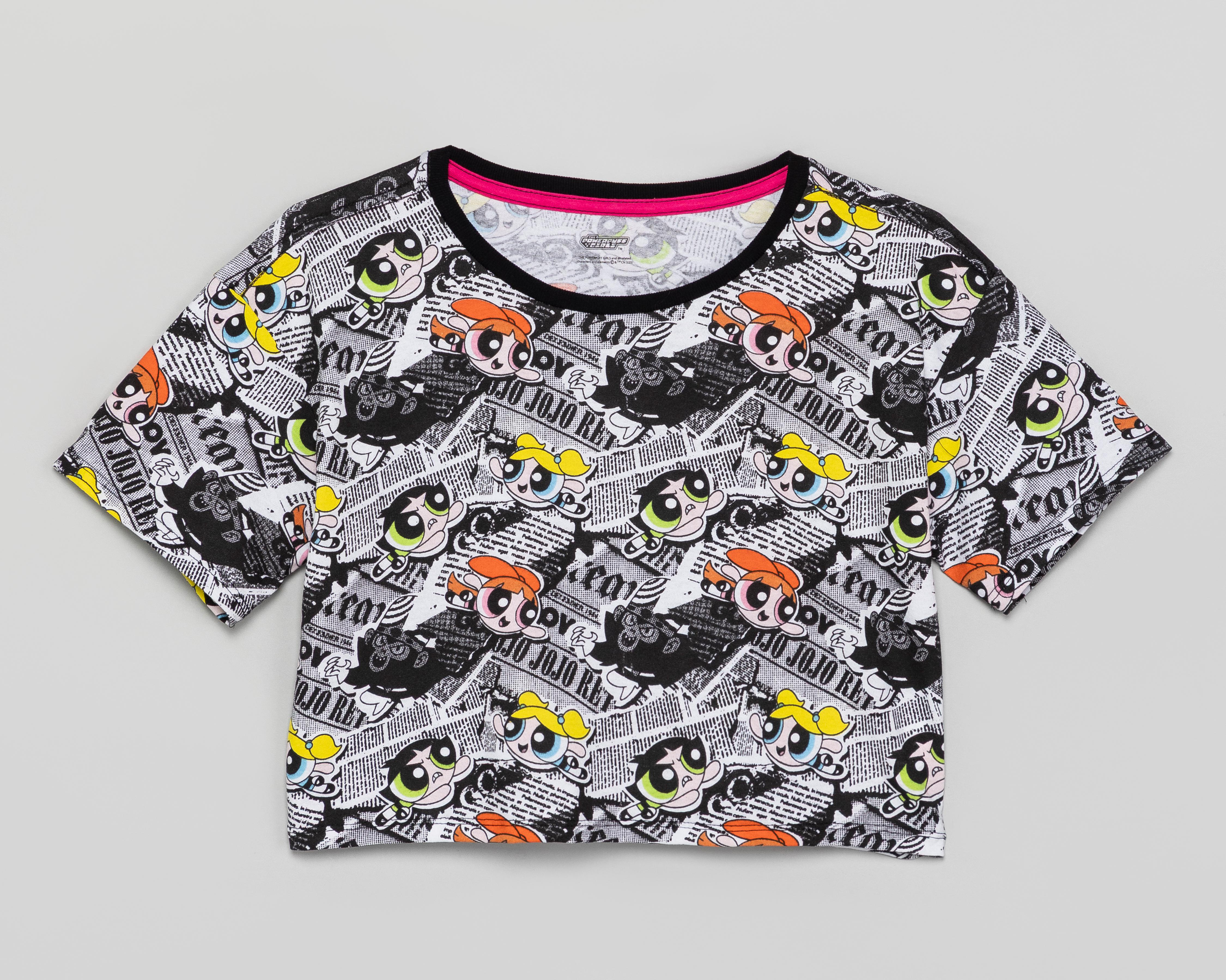 Foto 1 | Playera de Cuello Redondo Multicolor Las Chicas Superpoderosas para Niña