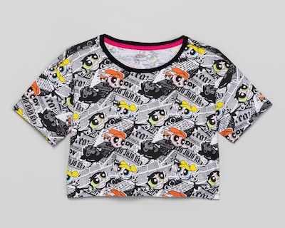 Foto 1 | Playera de Cuello Redondo Multicolor Las Chicas Superpoderosas para Niña
