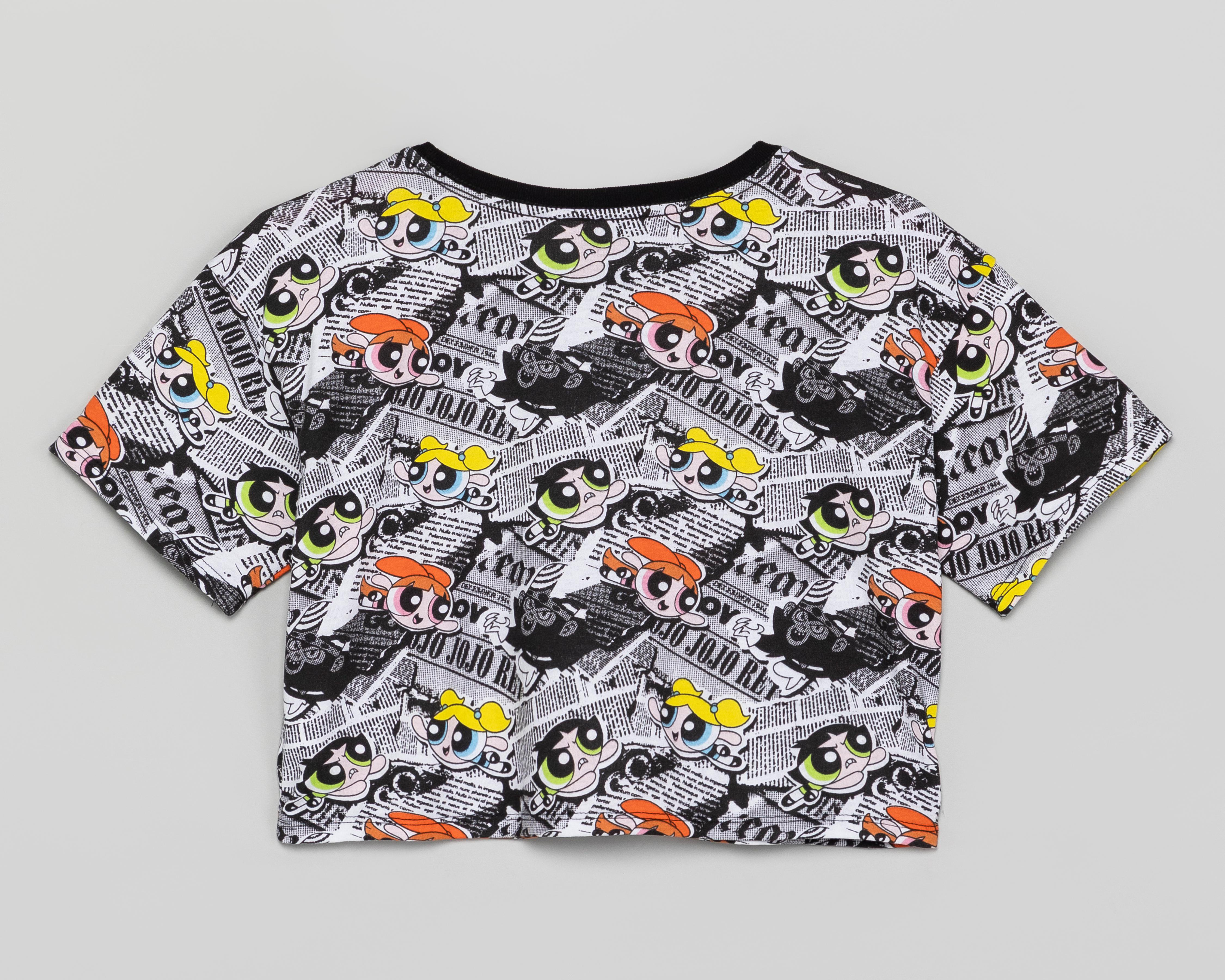 Foto 2 | Playera de Cuello Redondo Multicolor Las Chicas Superpoderosas para Niña