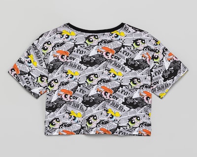 Foto 2 | Playera de Cuello Redondo Multicolor Las Chicas Superpoderosas para Niña