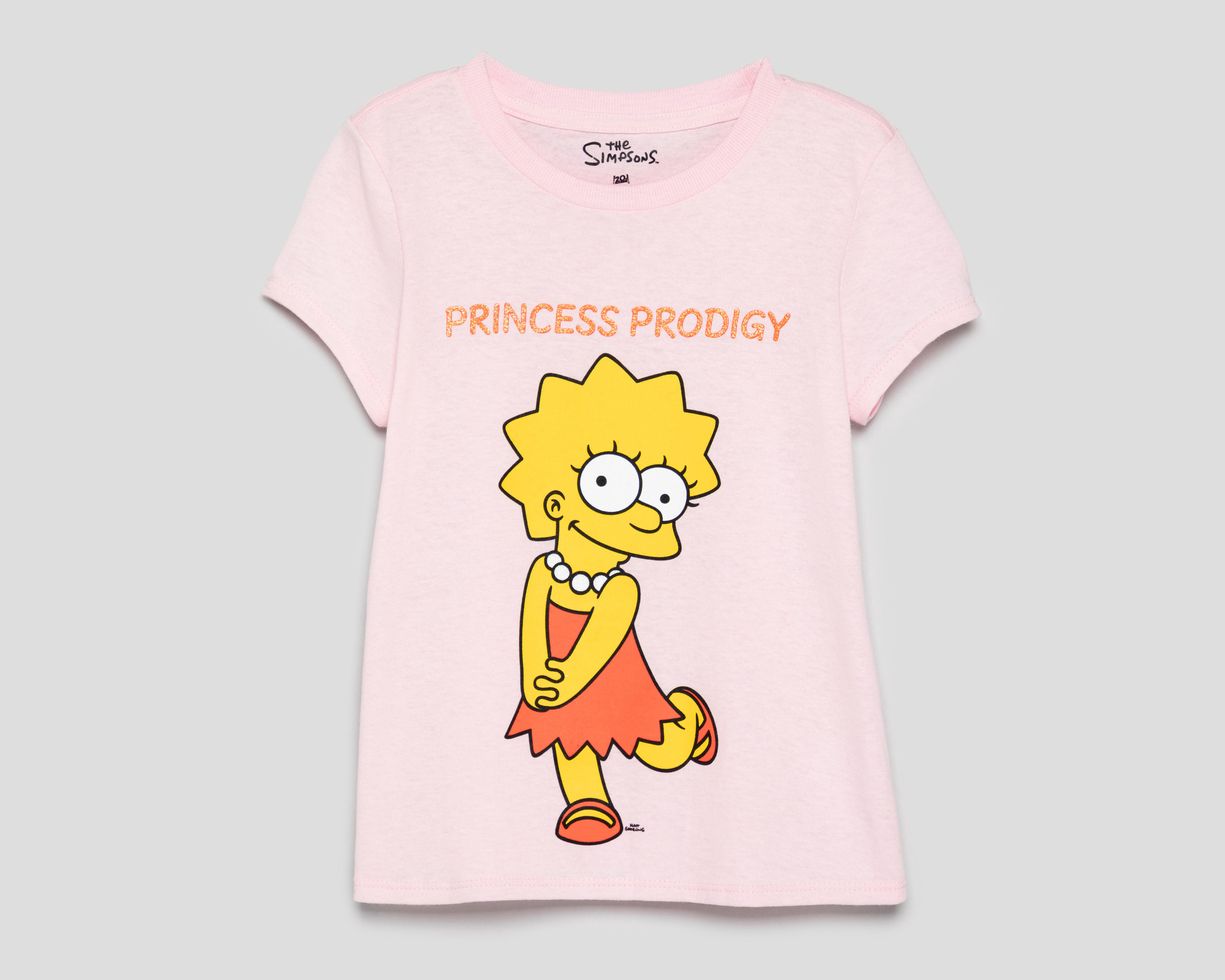 Foto 2 pulgar | Playera Los Simpsons Disney para Niña